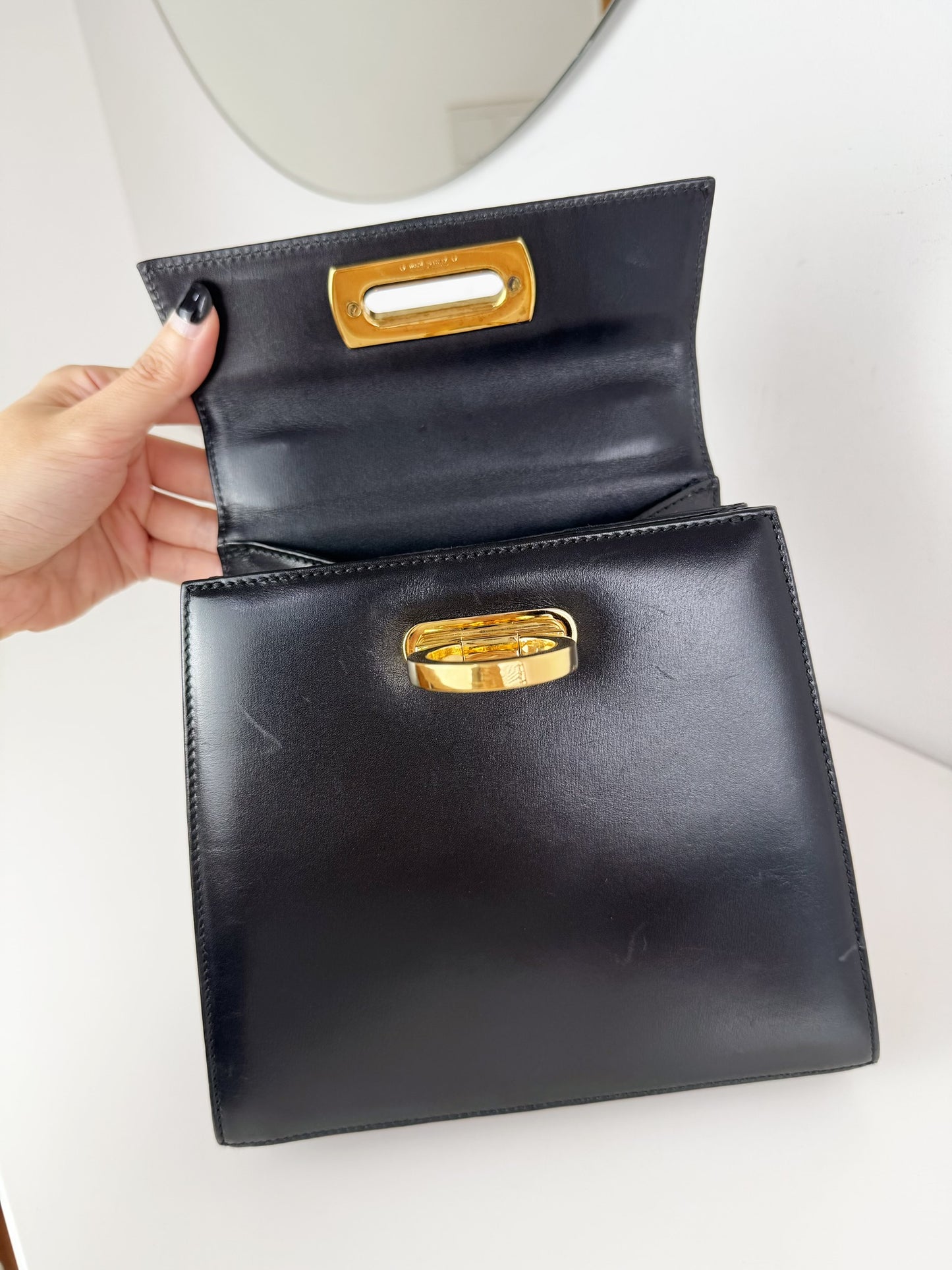 Salvatore Ferragamo Vintage Gancini Handbag Crossbody Bag