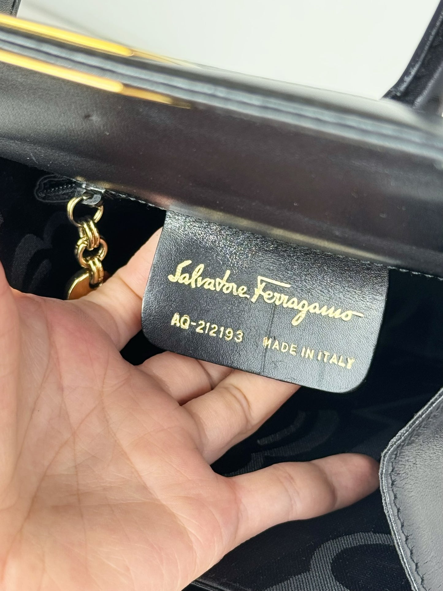 Salvatore Ferragamo Vintage Gancini Handbag Crossbody Bag