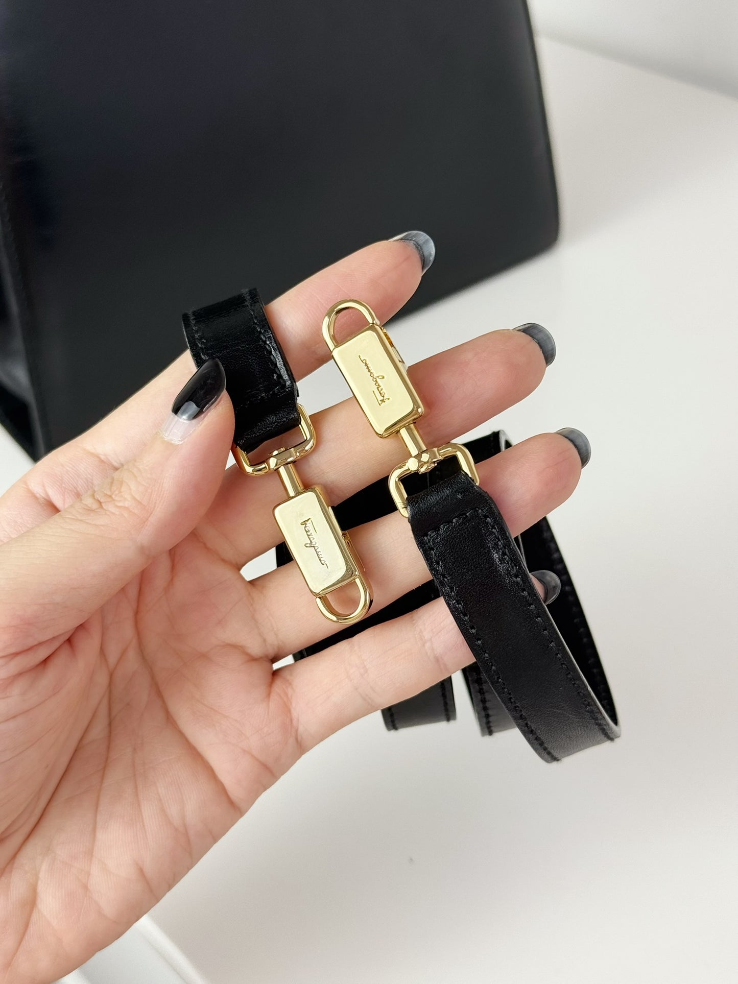 Salvatore Ferragamo Vintage Gancini Handbag Crossbody Bag