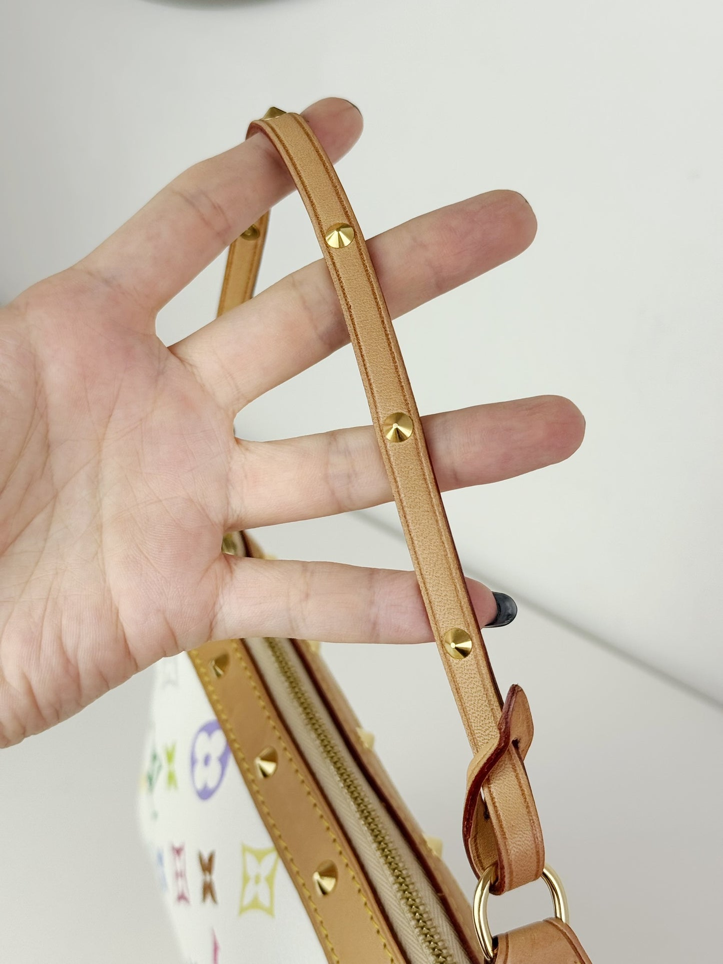Louis Vuitton Vintage Takashi Murakami Multicolor Pochette Accessoires Shoulder Crossbody Bag