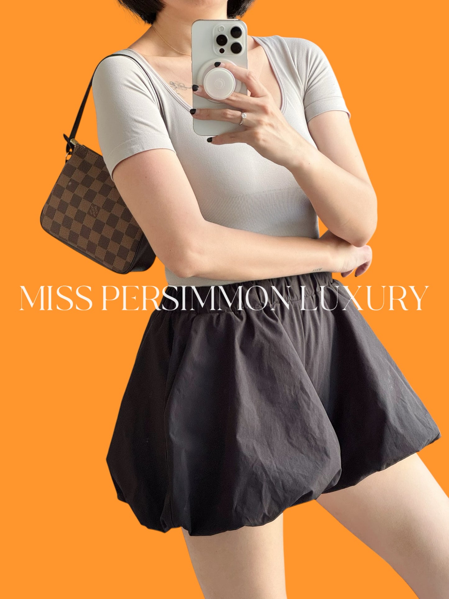 Louis Vuitton Vintage Damier Trousse Pochette Shoulder Crossbody Bag