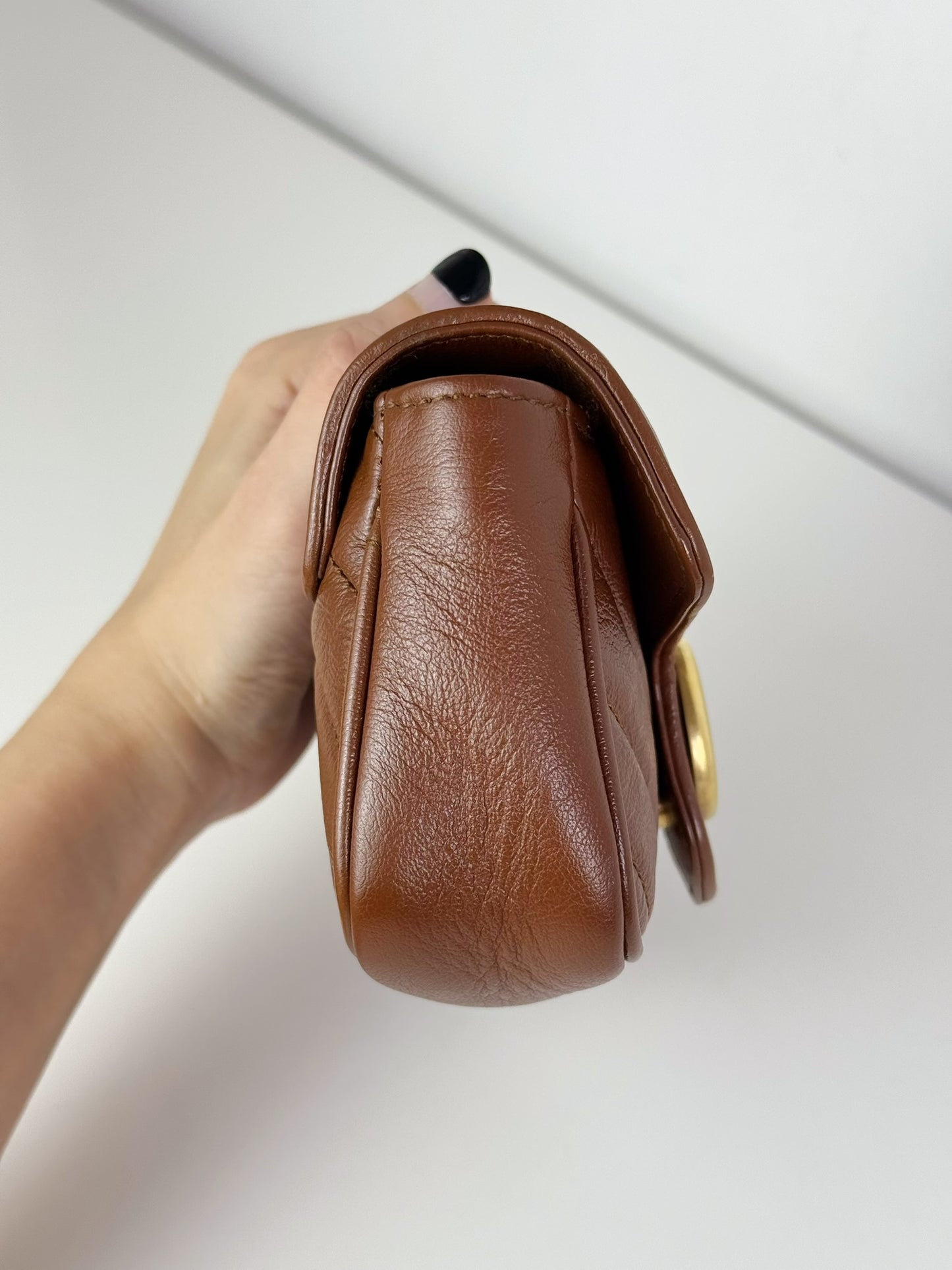 Gucci Vintage Super Mini Marmont Shoulder Crossbody Bag