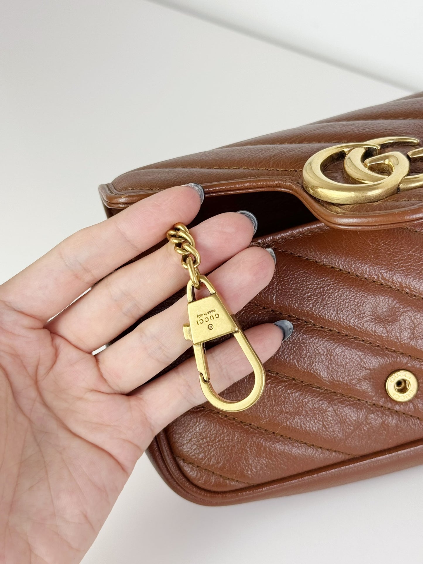 Gucci Vintage Super Mini Marmont Shoulder Crossbody Bag
