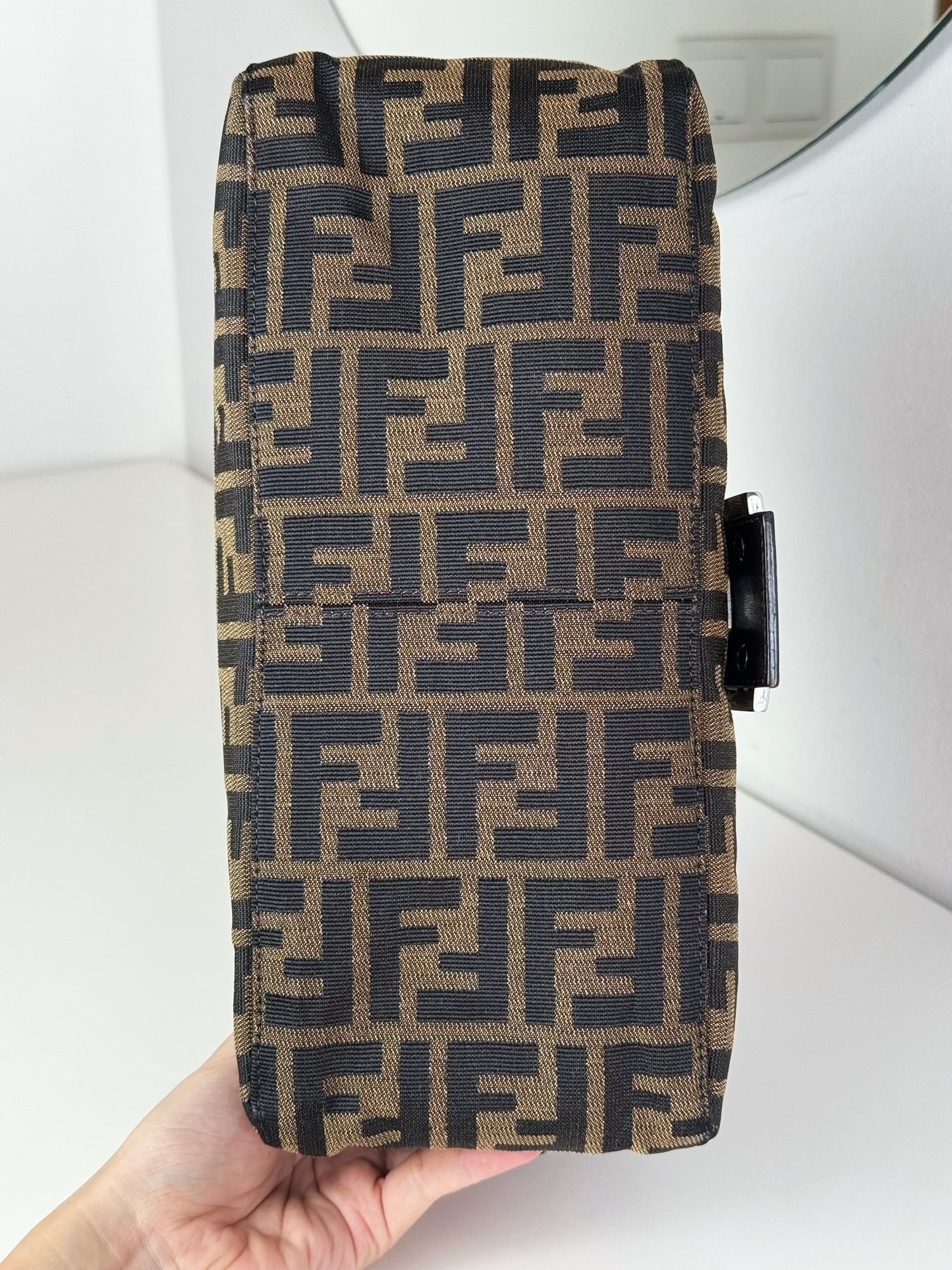Fendi Vintage Zucca Mamma Baguette Shoulder Bag