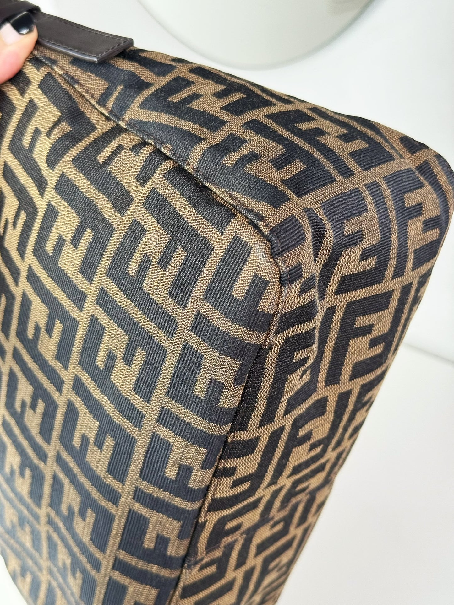 Fendi Vintage Zucca Mamma Baguette Shoulder Bag