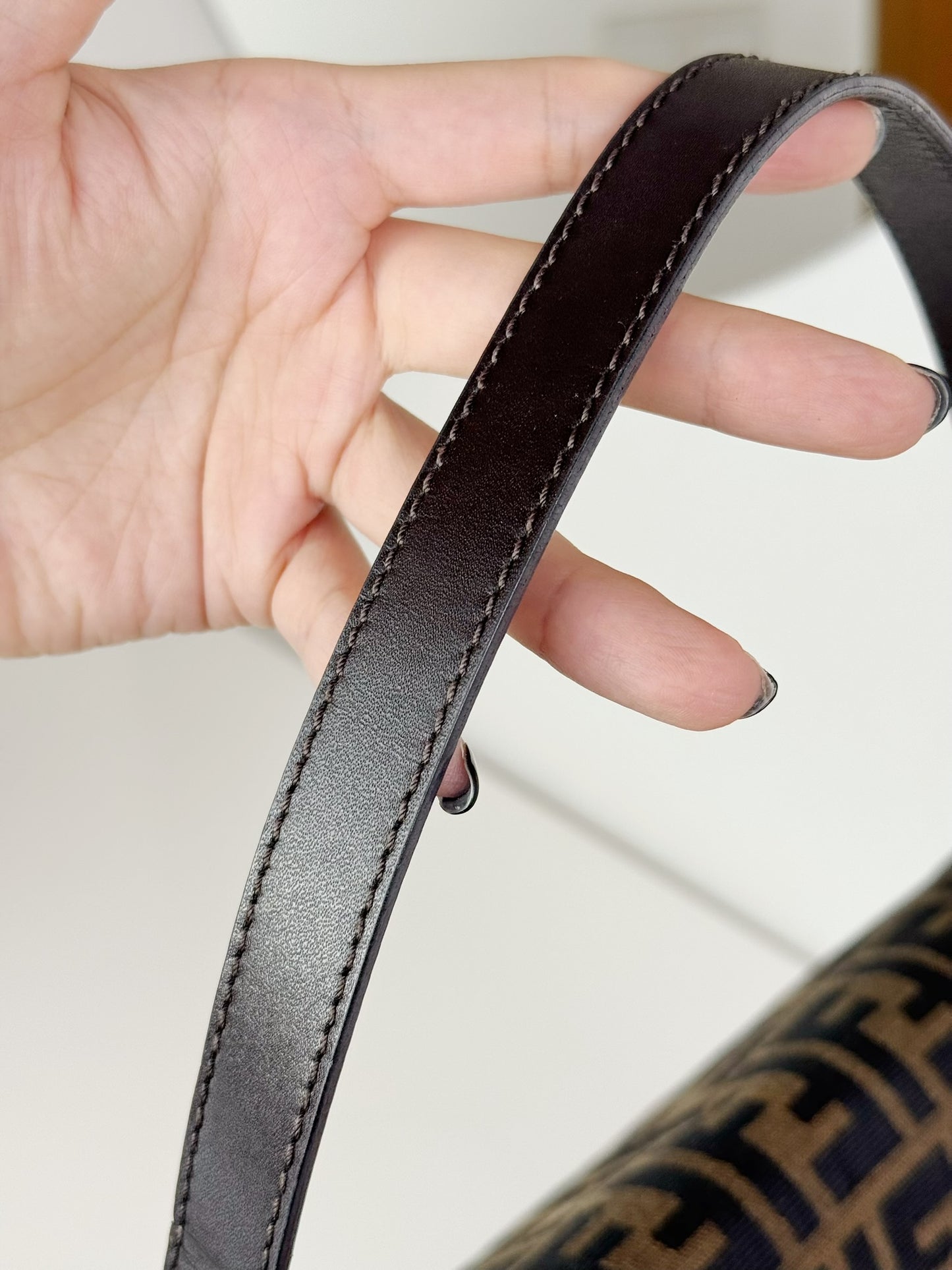 Fendi Vintage Zucca Mamma Baguette Shoulder Bag