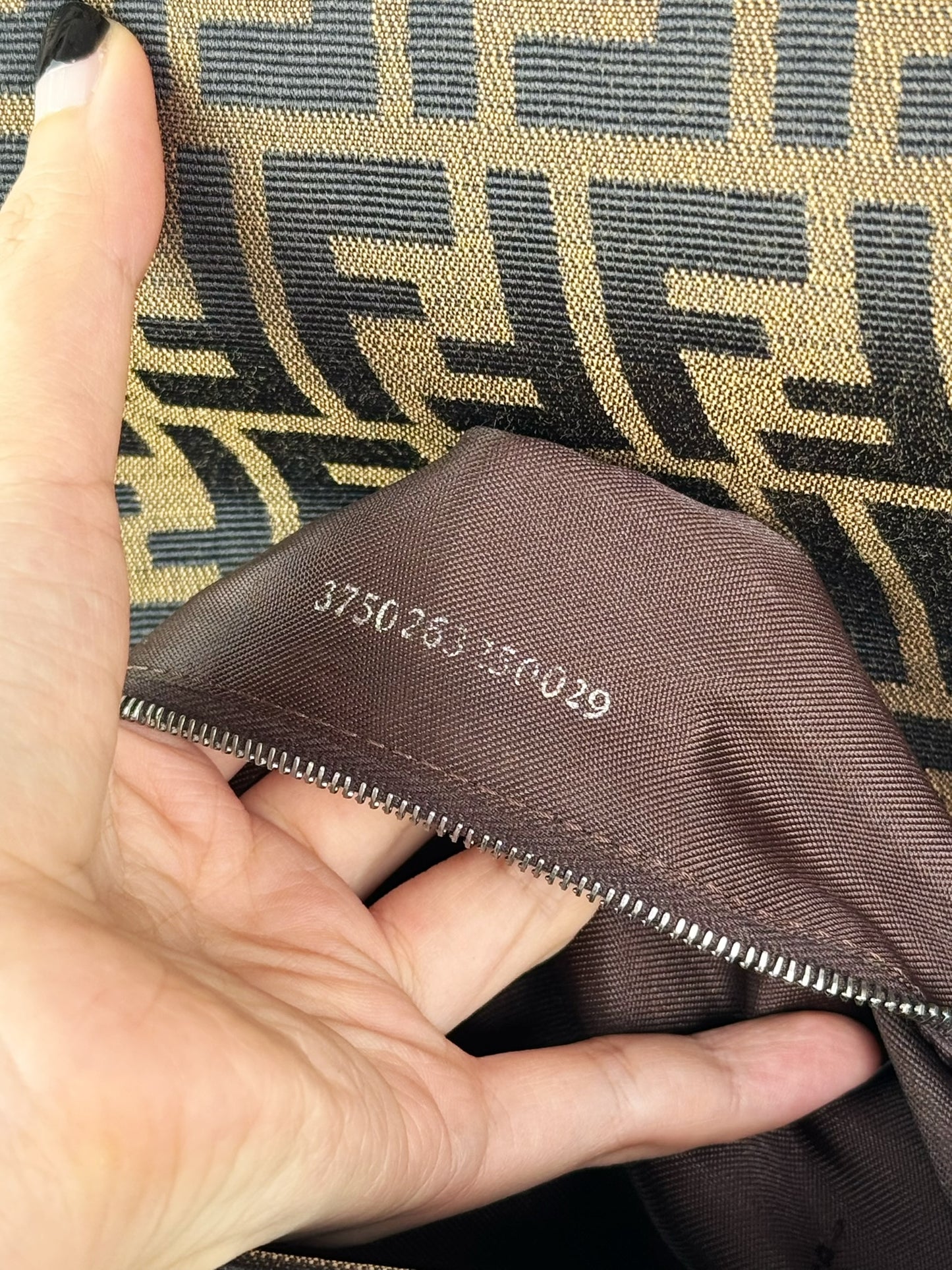 Fendi Vintage Zucca Mamma Baguette Shoulder Bag
