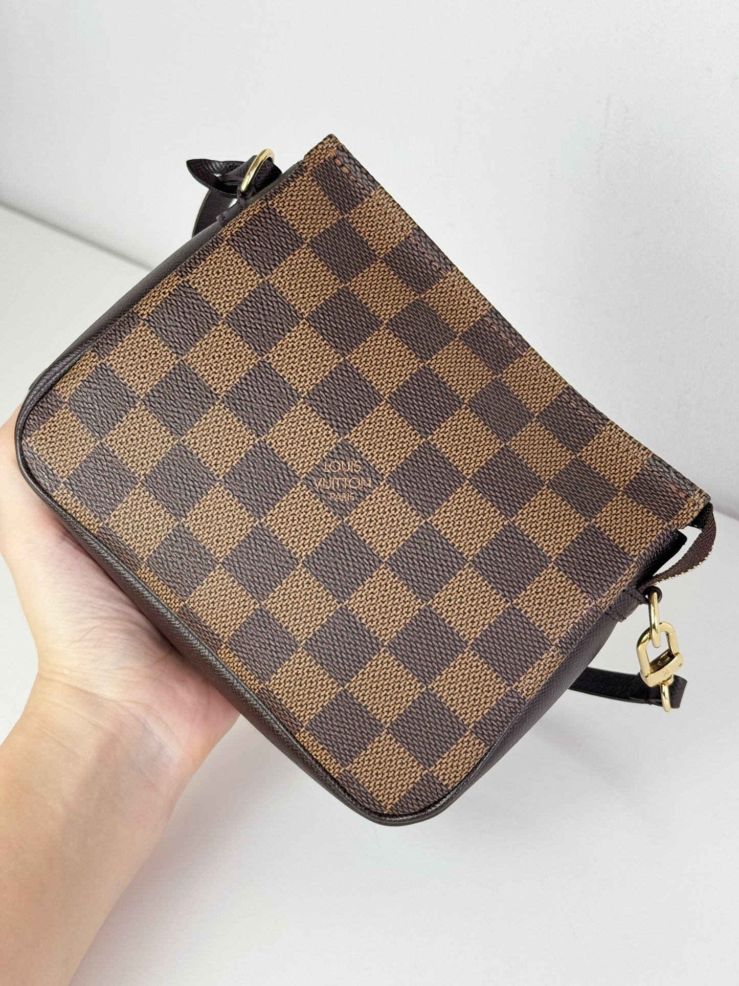 Louis Vuitton Vintage Damier Trousse Pochette Shoulder Crossbody Bag