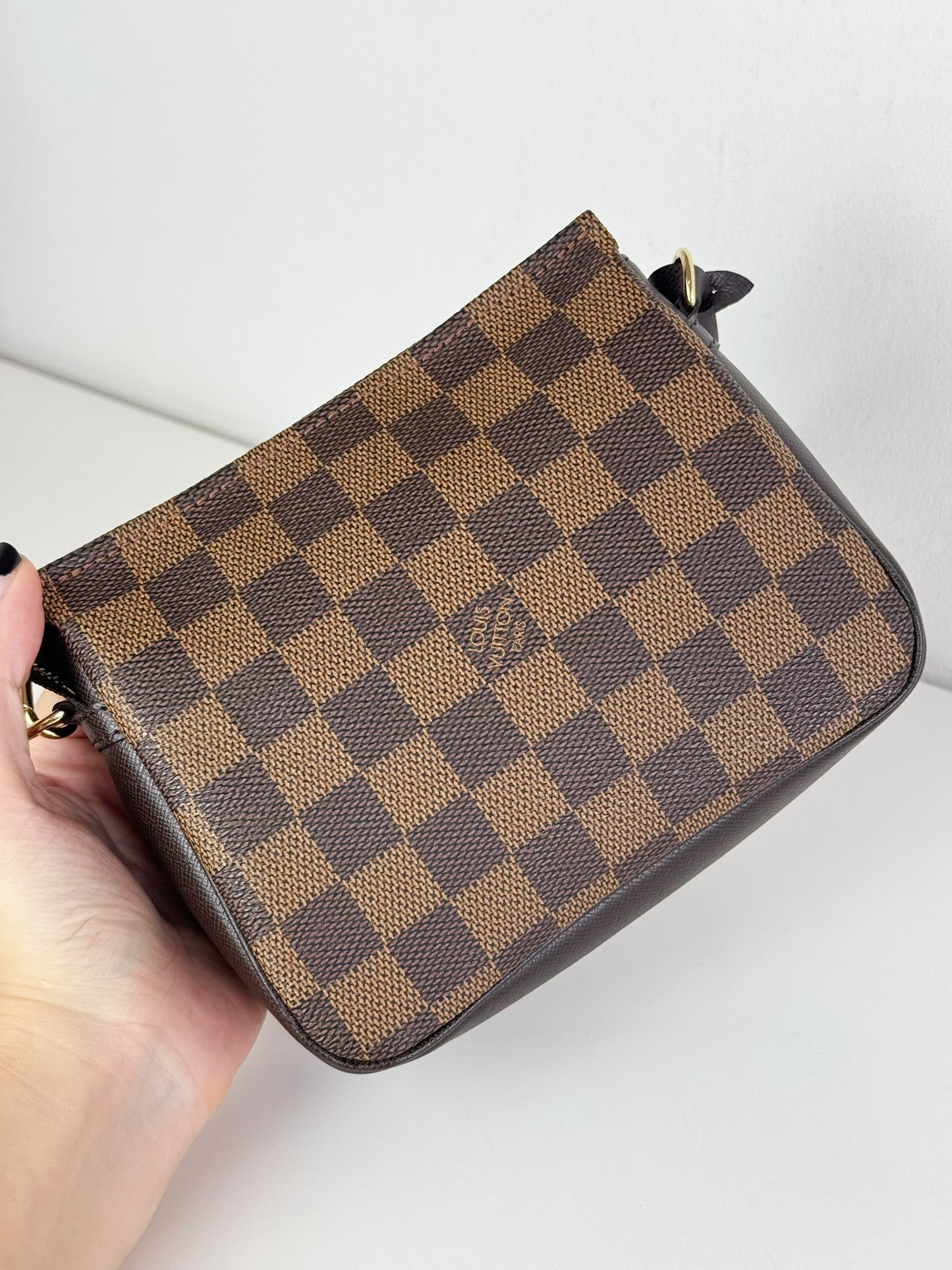 Louis Vuitton Vintage Damier Trousse Pochette Shoulder Crossbody Bag
