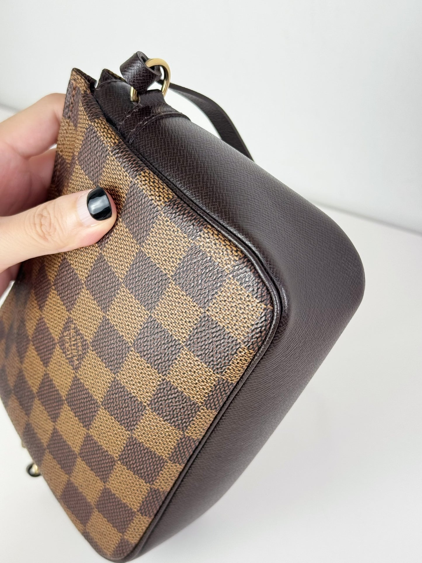 Louis Vuitton Vintage Damier Trousse Pochette Shoulder Crossbody Bag