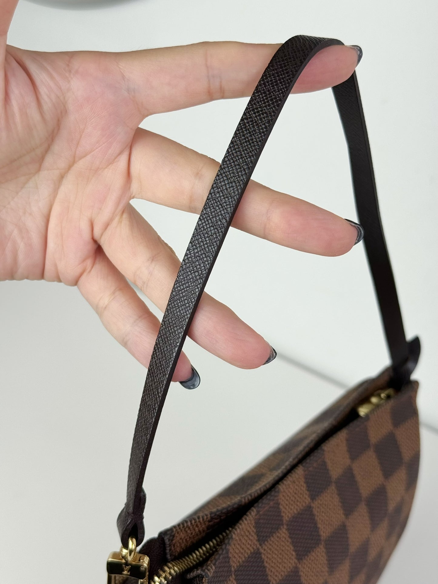 Louis Vuitton Vintage Damier Trousse Pochette Shoulder Crossbody Bag