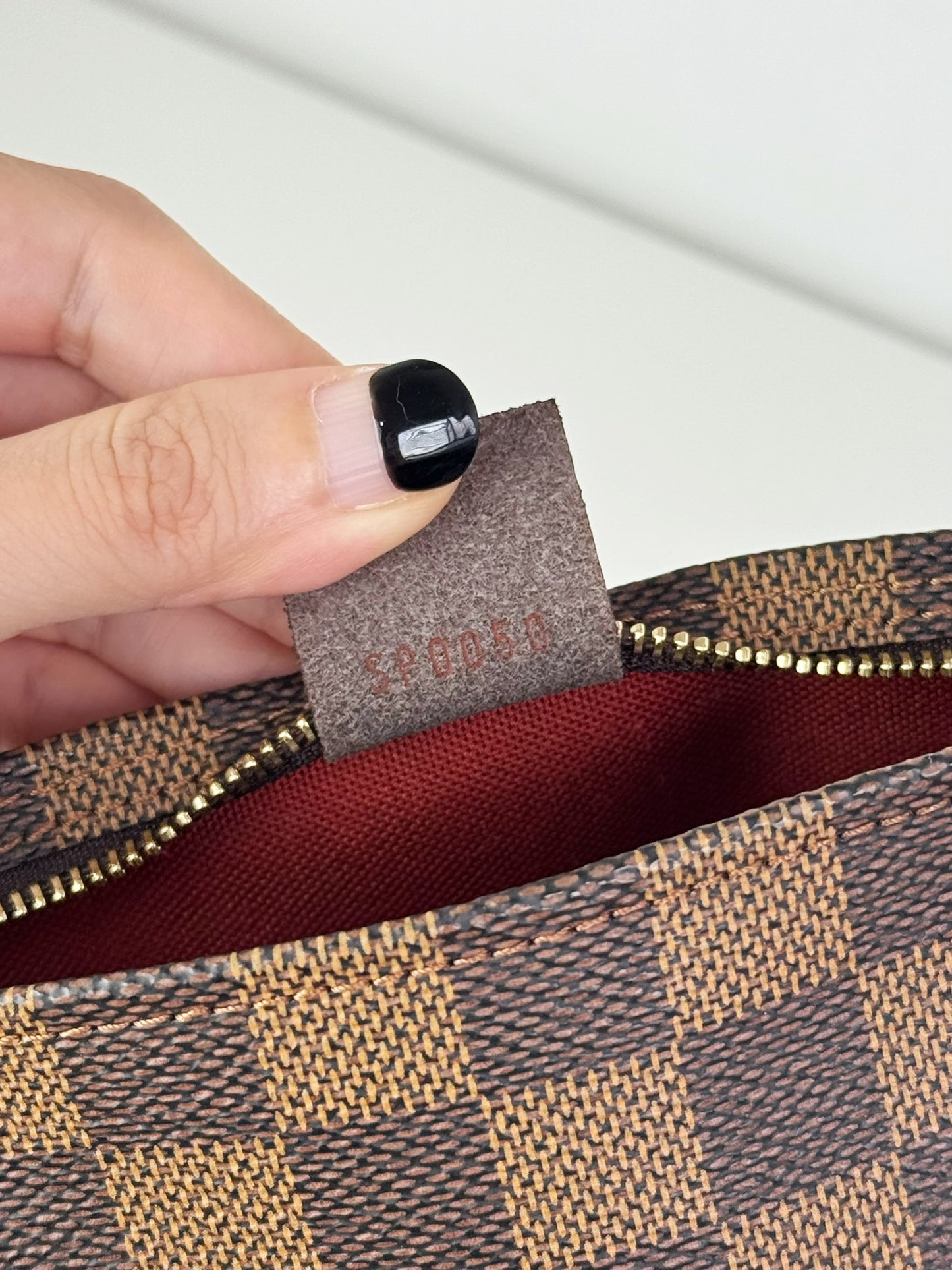 Louis Vuitton Vintage Damier Trousse Pochette Shoulder Crossbody Bag