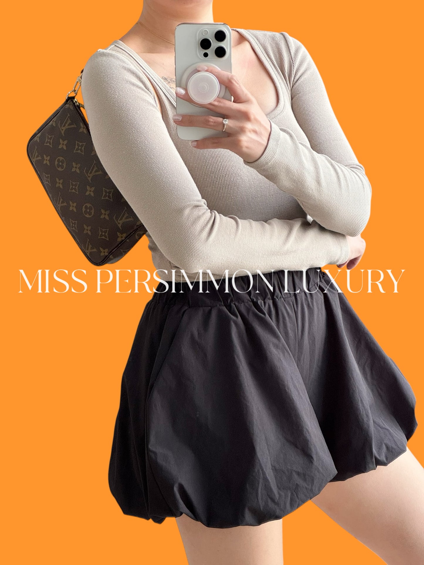 Louis Vuitton Vintage Pochette Accessoires Shoulder Crossbody Bag
