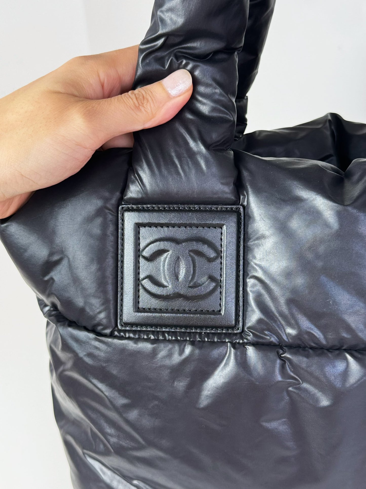 Chanel Vintage Coco Cocoon Tote Shoulder Bag