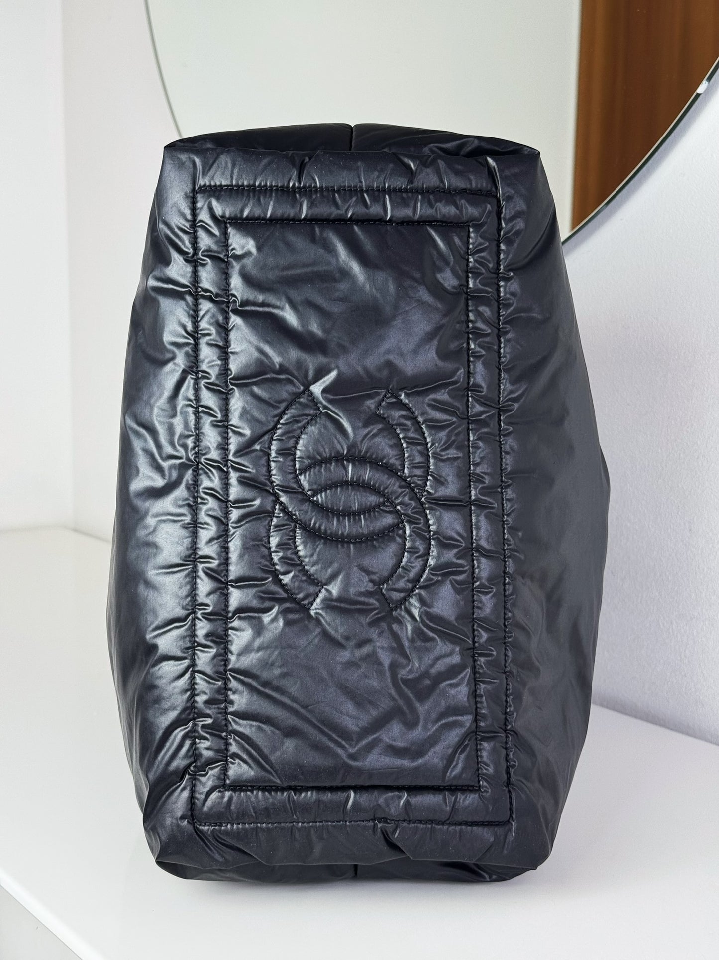 Chanel Vintage Coco Cocoon Tote Shoulder Bag