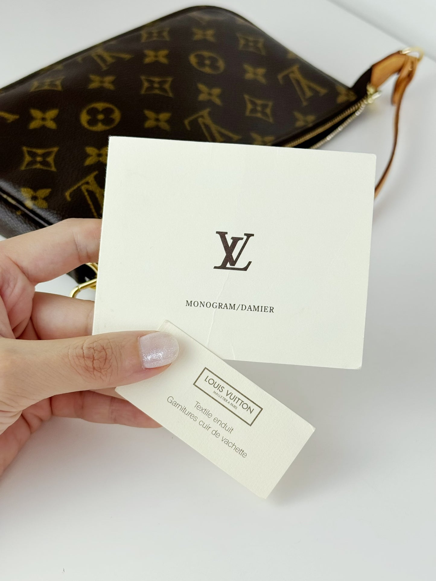 Louis Vuitton Vintage Pochette Accessoires Shoulder Crossbody Bag