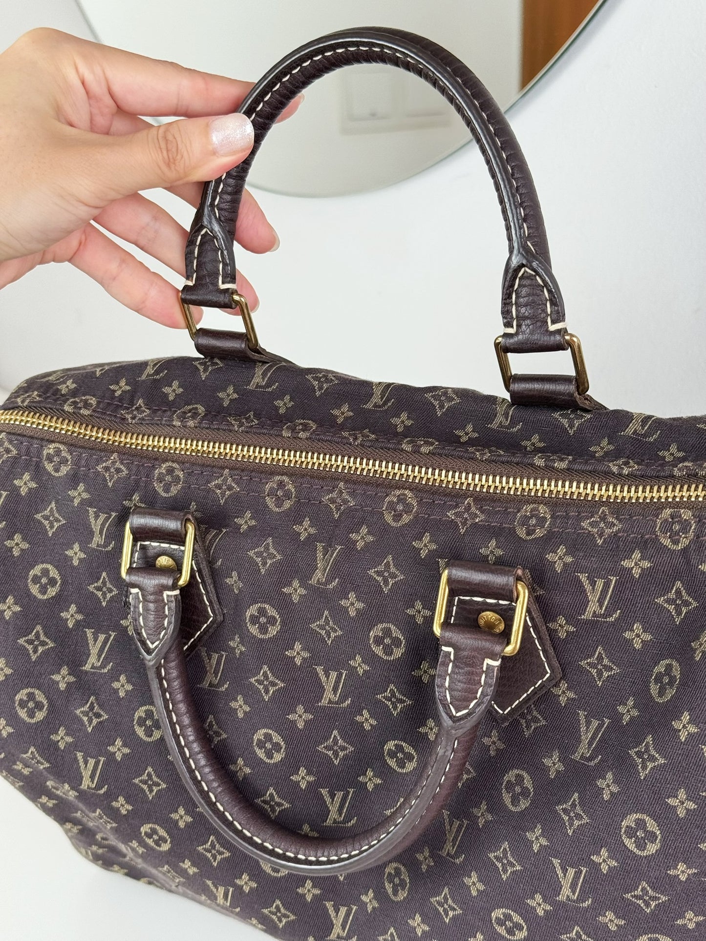 Louis Vuitton Vintage Monomini Idylle Speedy 30 Handbag Crossbody Bag