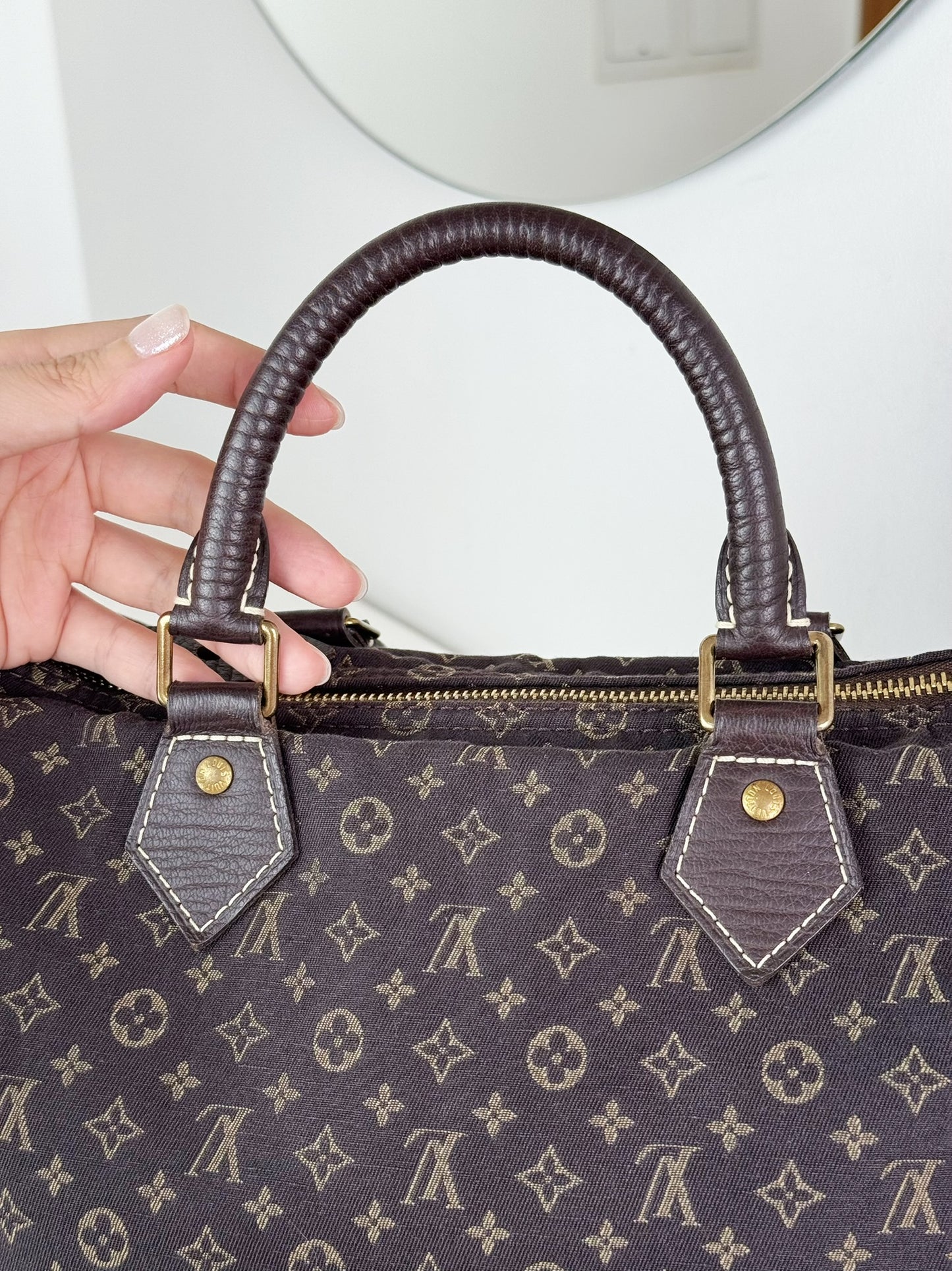 Louis Vuitton Vintage Monomini Idylle Speedy 30 Handbag Crossbody Bag