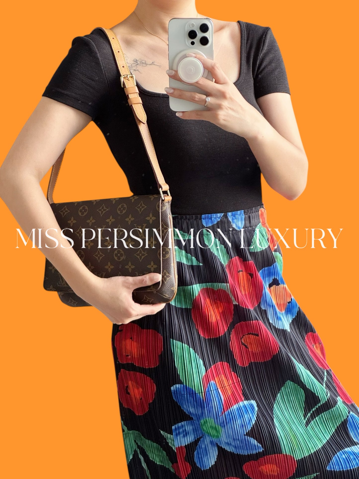 Louis Vuitton Musette Tango Shoulder Crossbody Bag