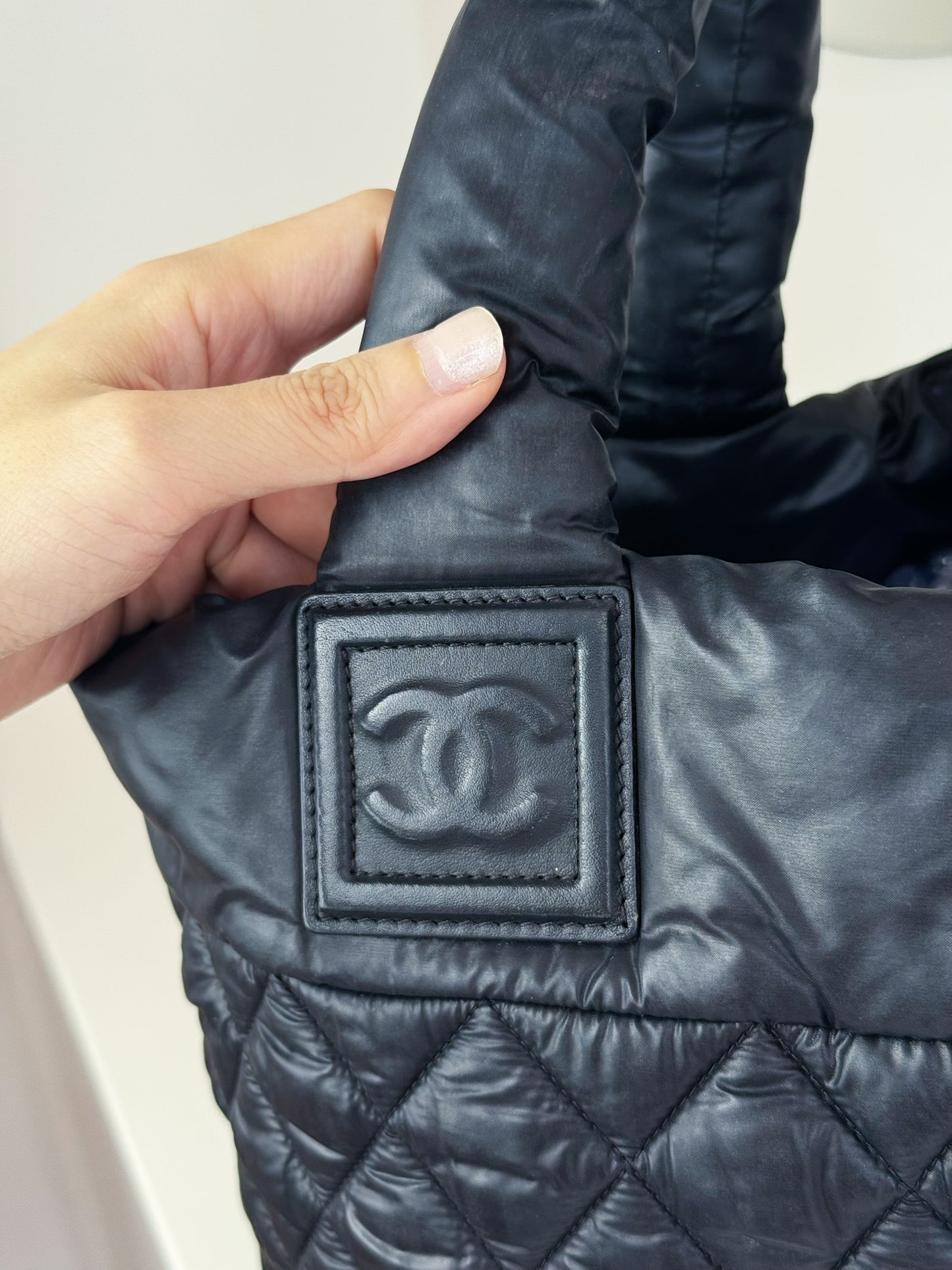 Chanel Vintage Coco Cocoon Tote Shoulder Bag