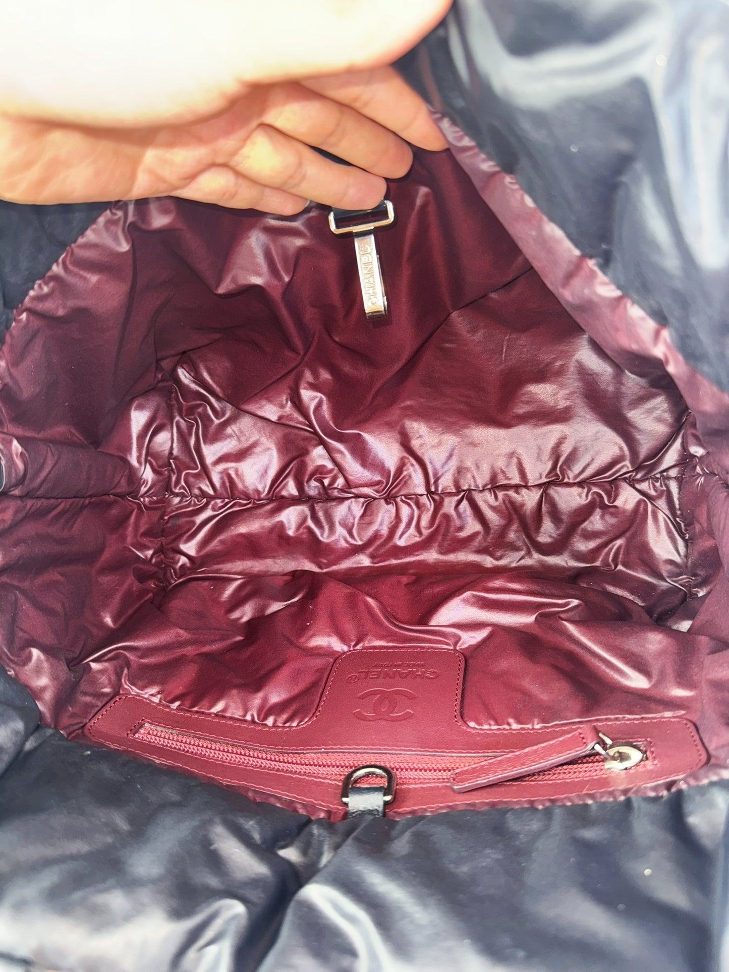 Chanel Vintage Coco Cocoon Tote Shoulder Bag