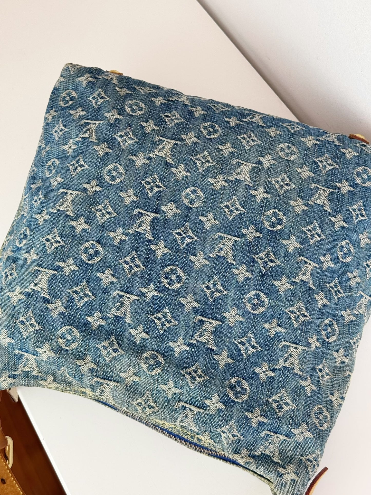 Louis Vuitton Vintage Denim Baggy GM Shoulder Bag