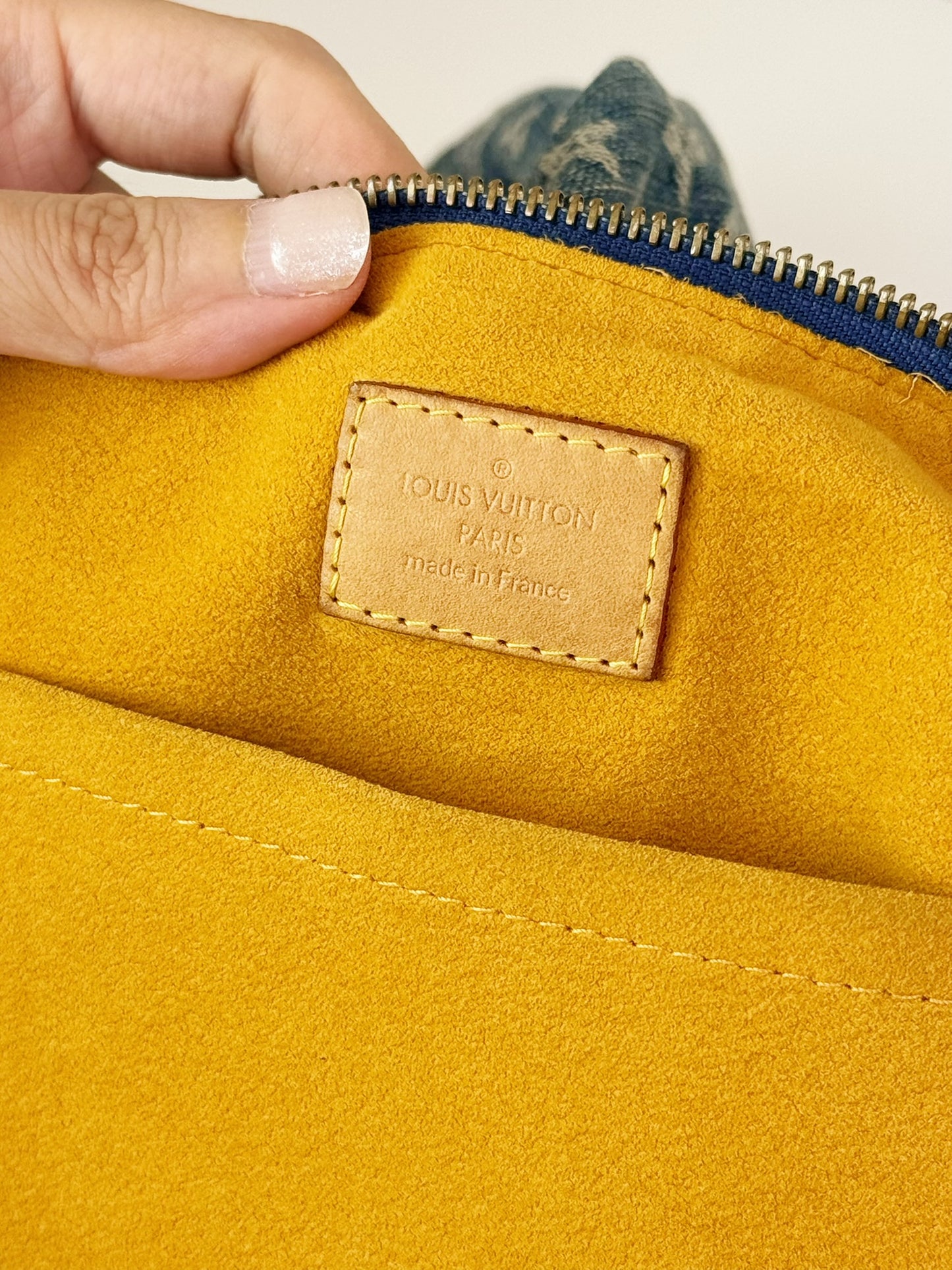 Louis Vuitton Vintage Denim Baggy GM Shoulder Bag