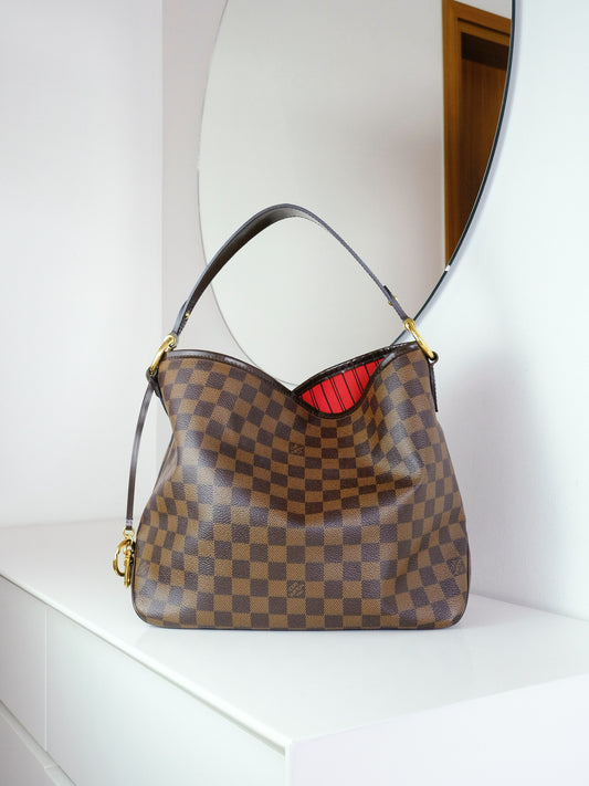 Louis Vuitton Vintage Damier Delightful PM Tote Crossbody Bag