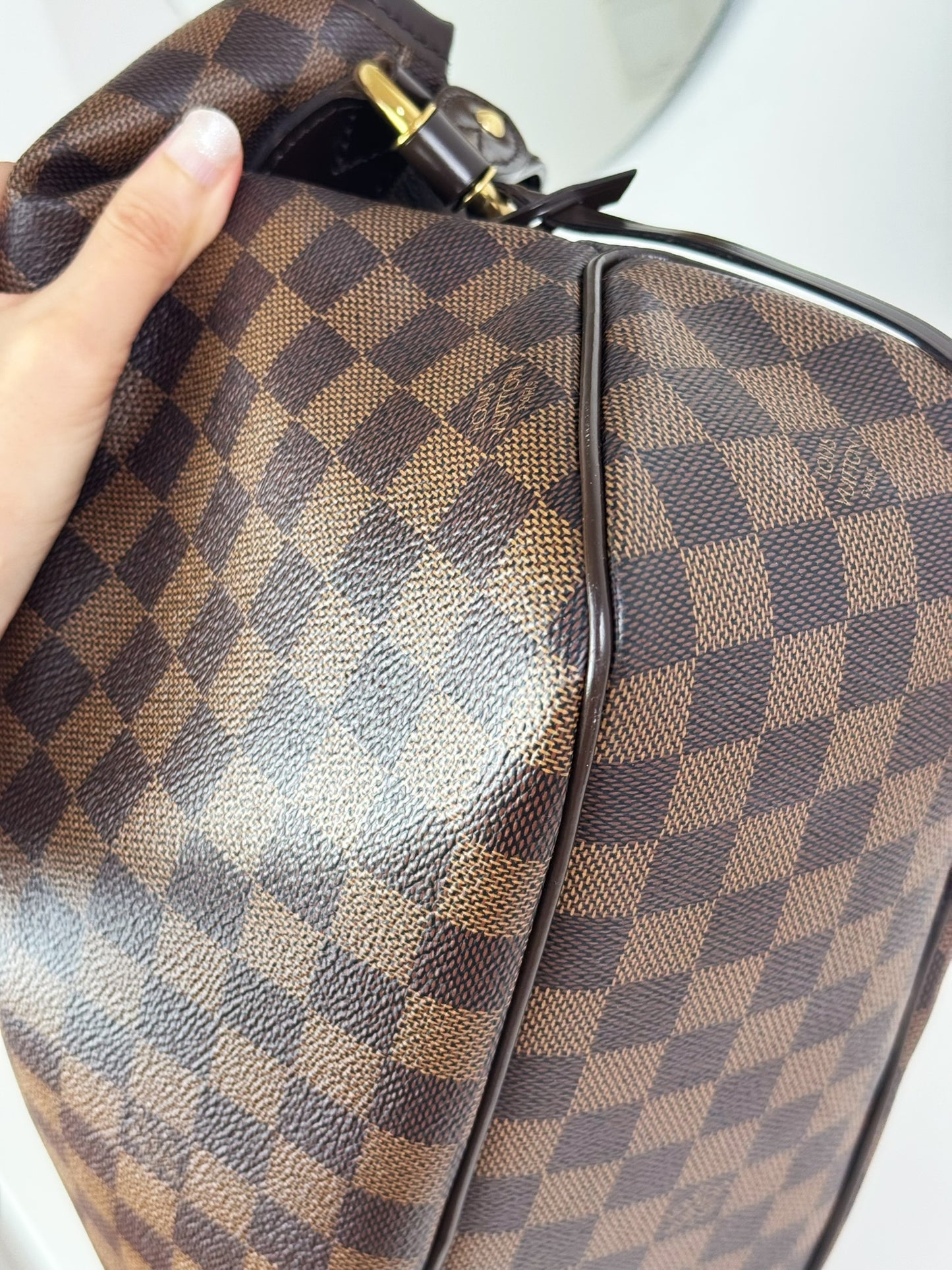 Louis Vuitton Vintage Damier Delightful PM Tote Crossbody Bag