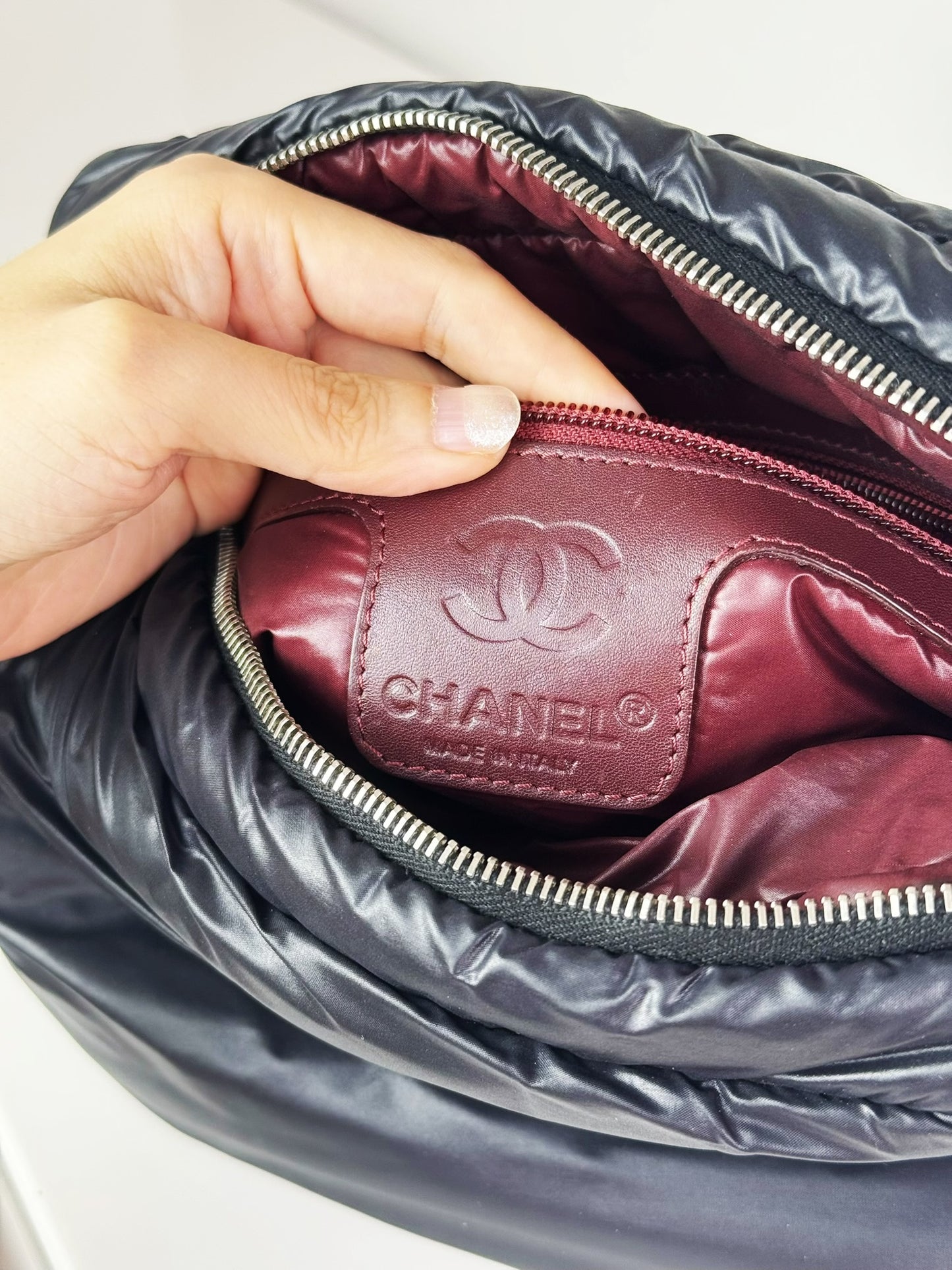 Chanel Vintage Coco Cocoon Flap Messenger Shoulder Crossbody Bag