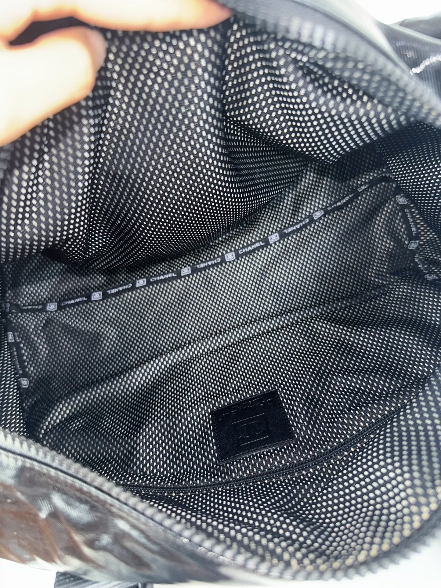 Chanel Vintage Coco Mark Sport Line Shoulder Gym Bag