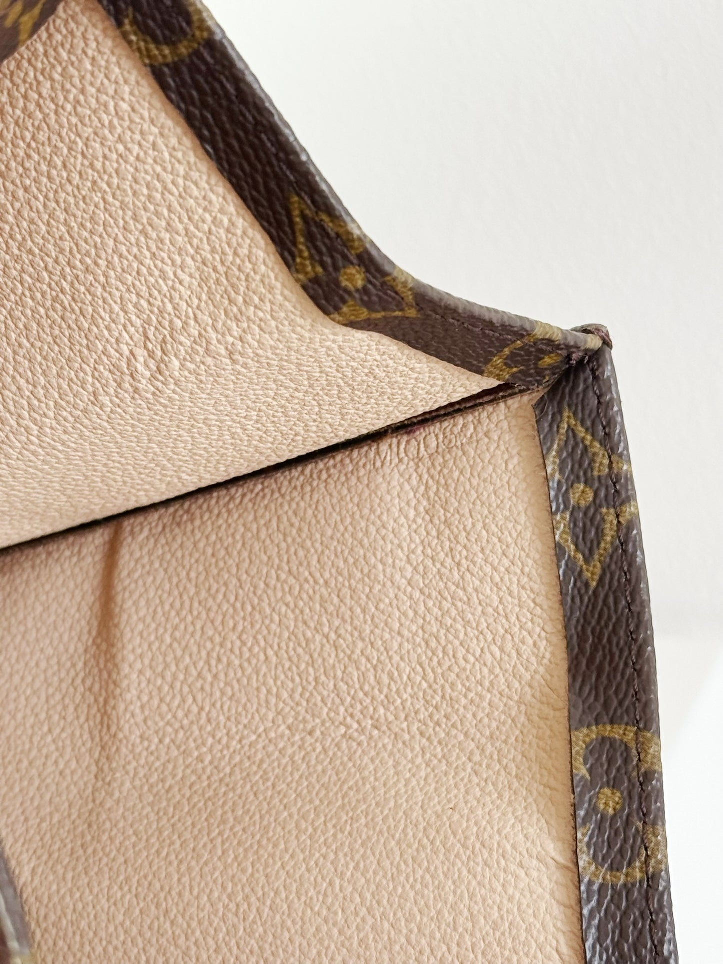 Louis Vuitton Vintage Sac Plat Handbag Tote Crossbody Bag