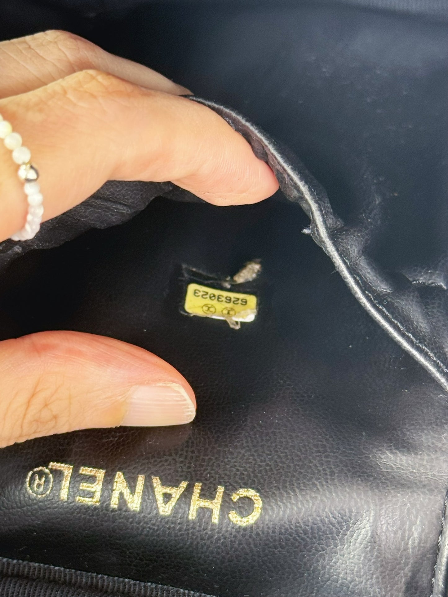 Chanel Vintage Caviar Vanity Crossbody Bag