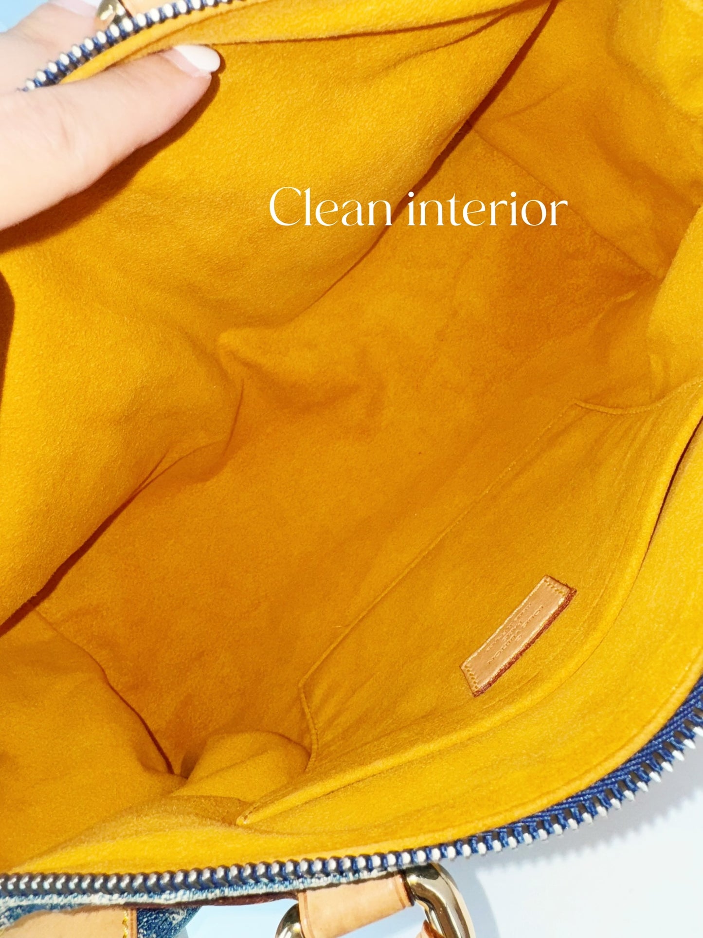 Louis Vuitton Vintage Denim Neo Speedy Handbag