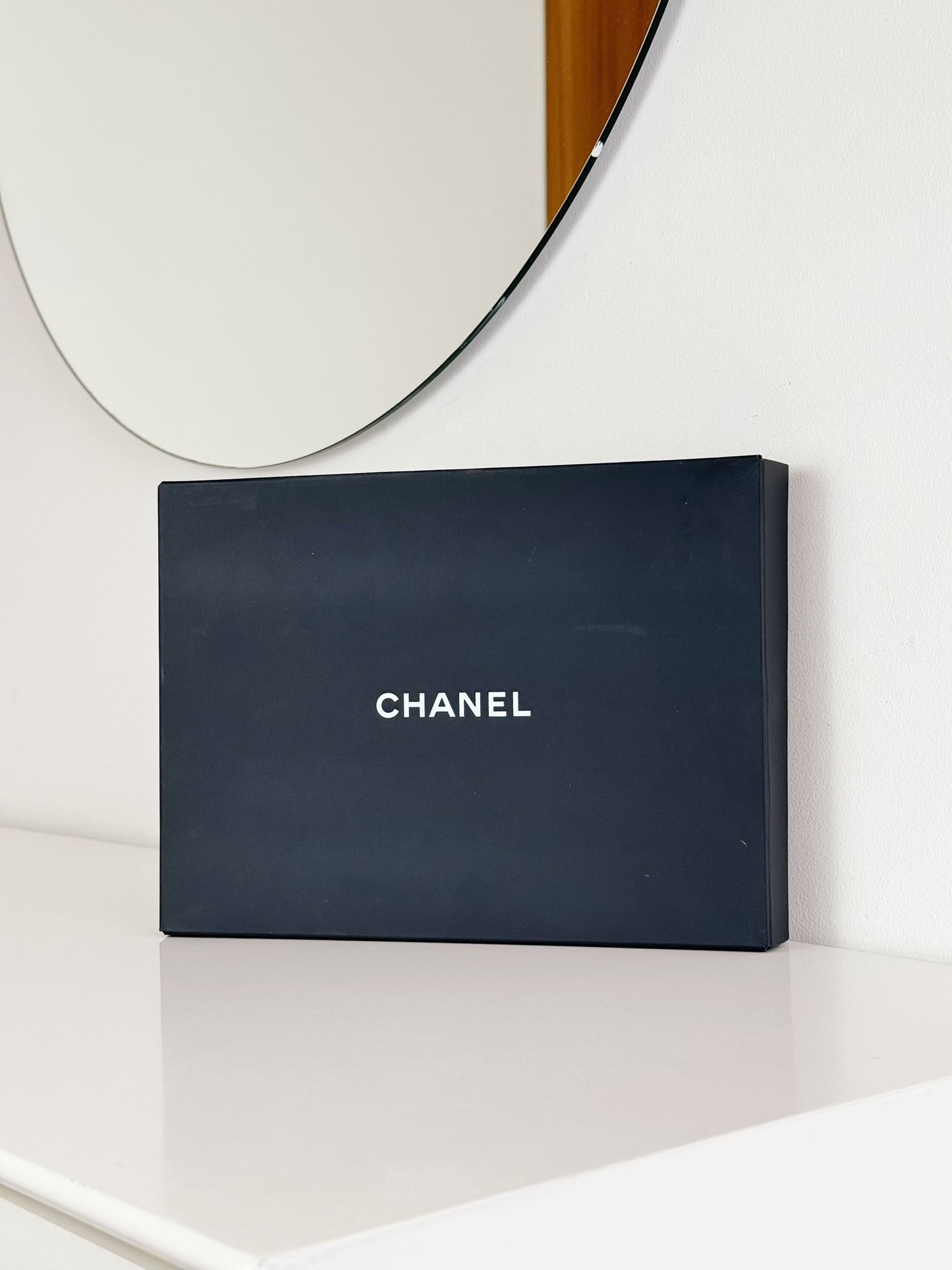 Chanel Silver Camellia Chain Pouch Handbag Shoulder Bag