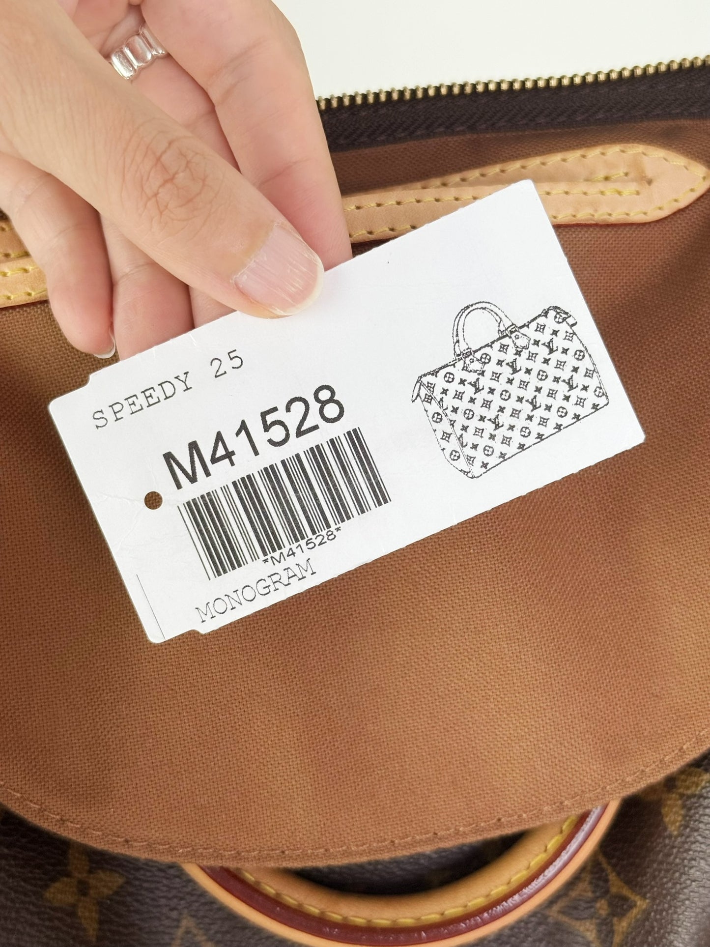 Louis Vuitton Vintage Speedy 25 Handbag Crossbody Bag