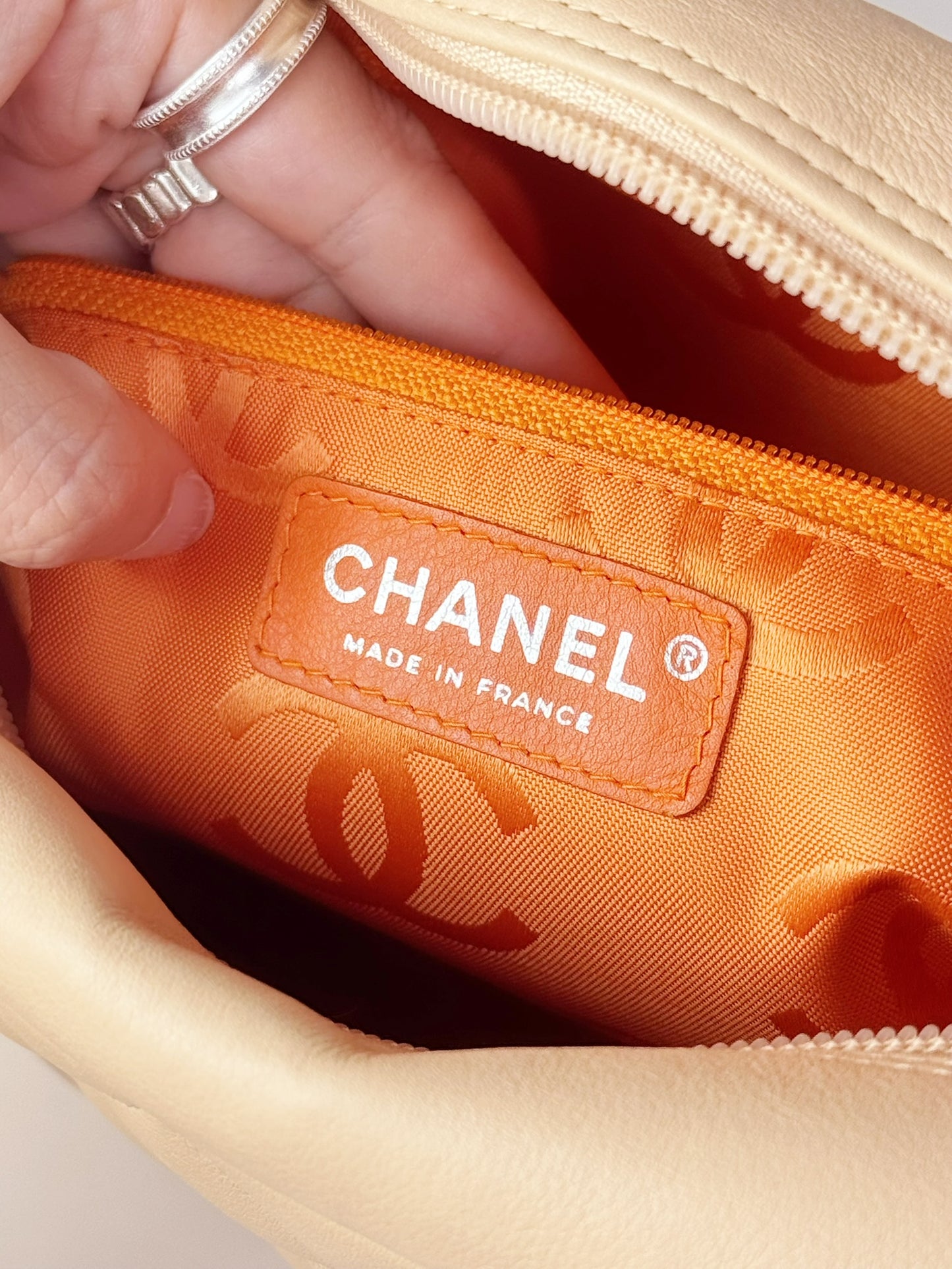 Chanel Vintage Cambon Bowling Shoulder Bag