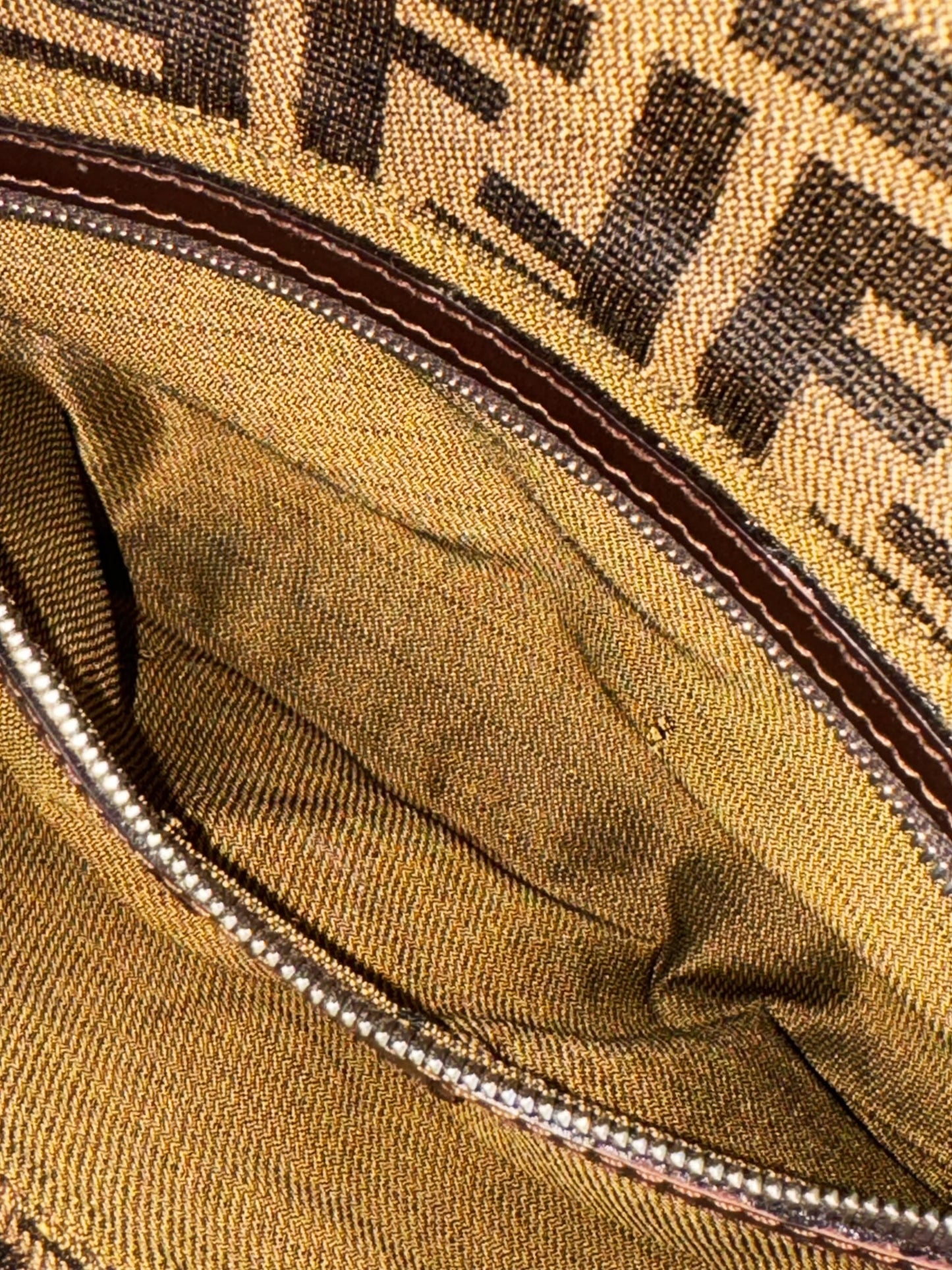 Fendi Vintage Zucca Baguette Shoulder Bag