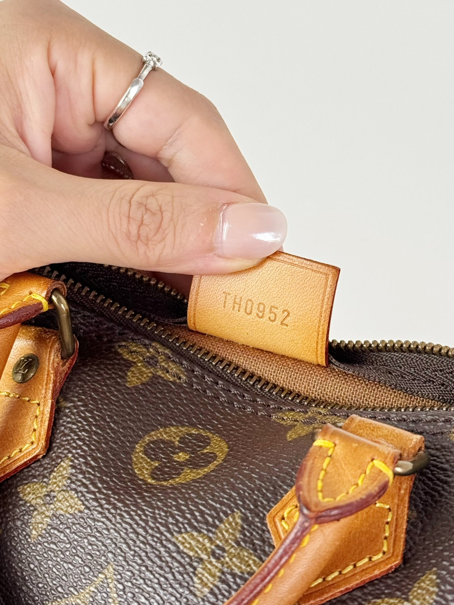 Louis Vuitton Vintage Mini Speedy Handbag Crossbody Bag