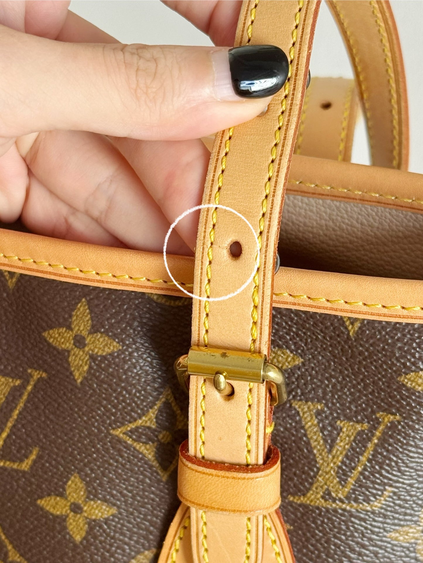 Louis Vuitton Vintage Marais Bucket Tote Shoulder Bag