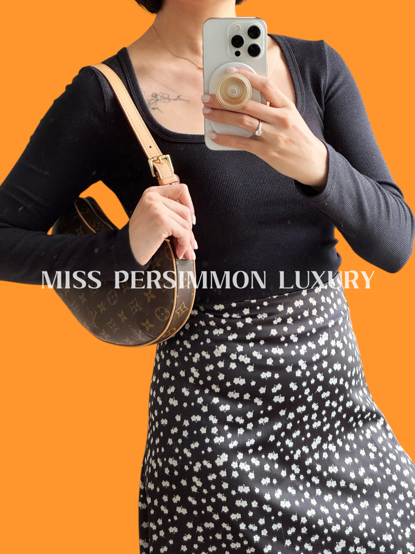 Louis Vuitton Vintage Croissant PM Shoulder Bag