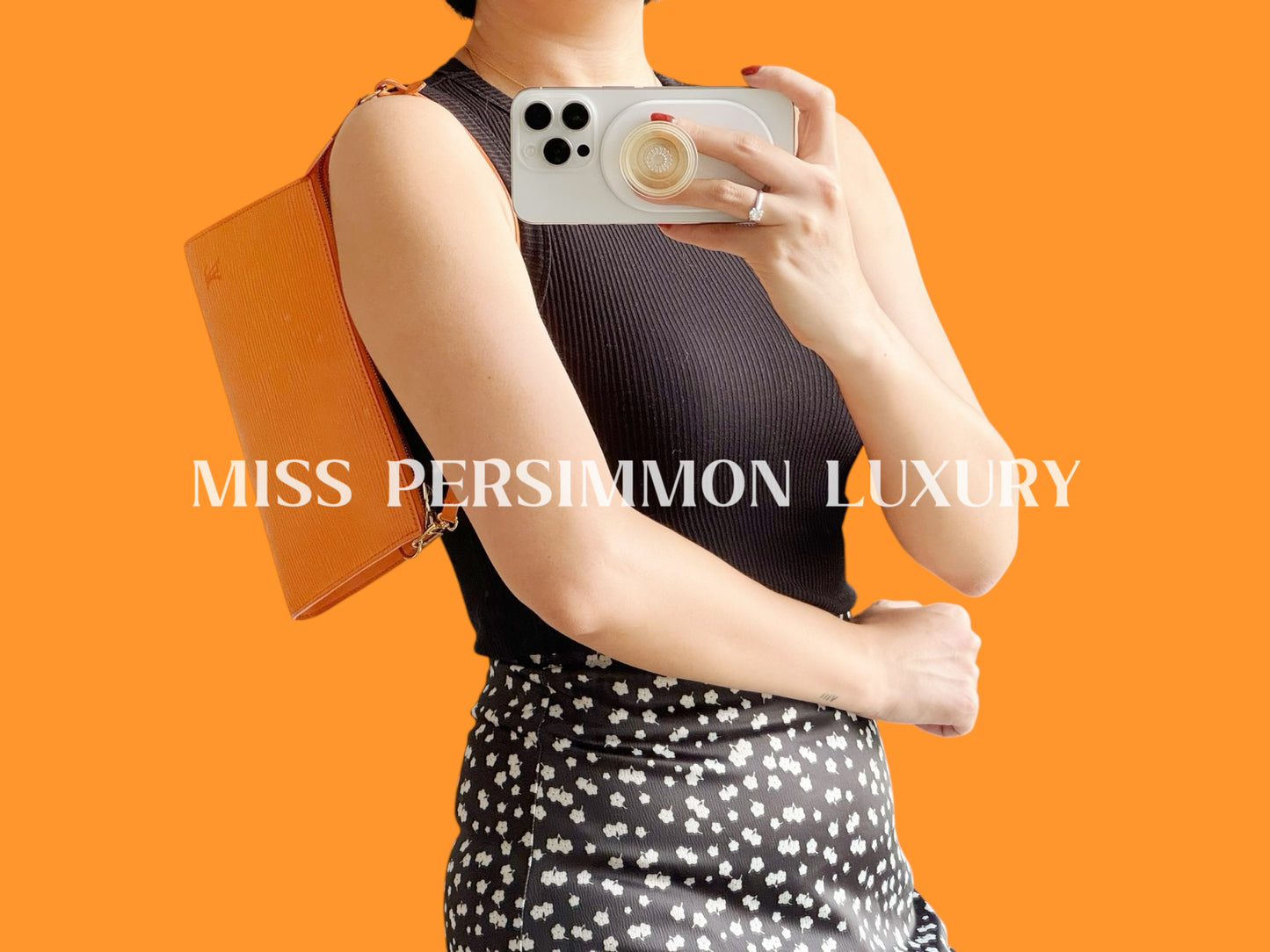 Louis Vuitton Vintage Epi Pochette Accessoires Shoulder Crossbody Bag