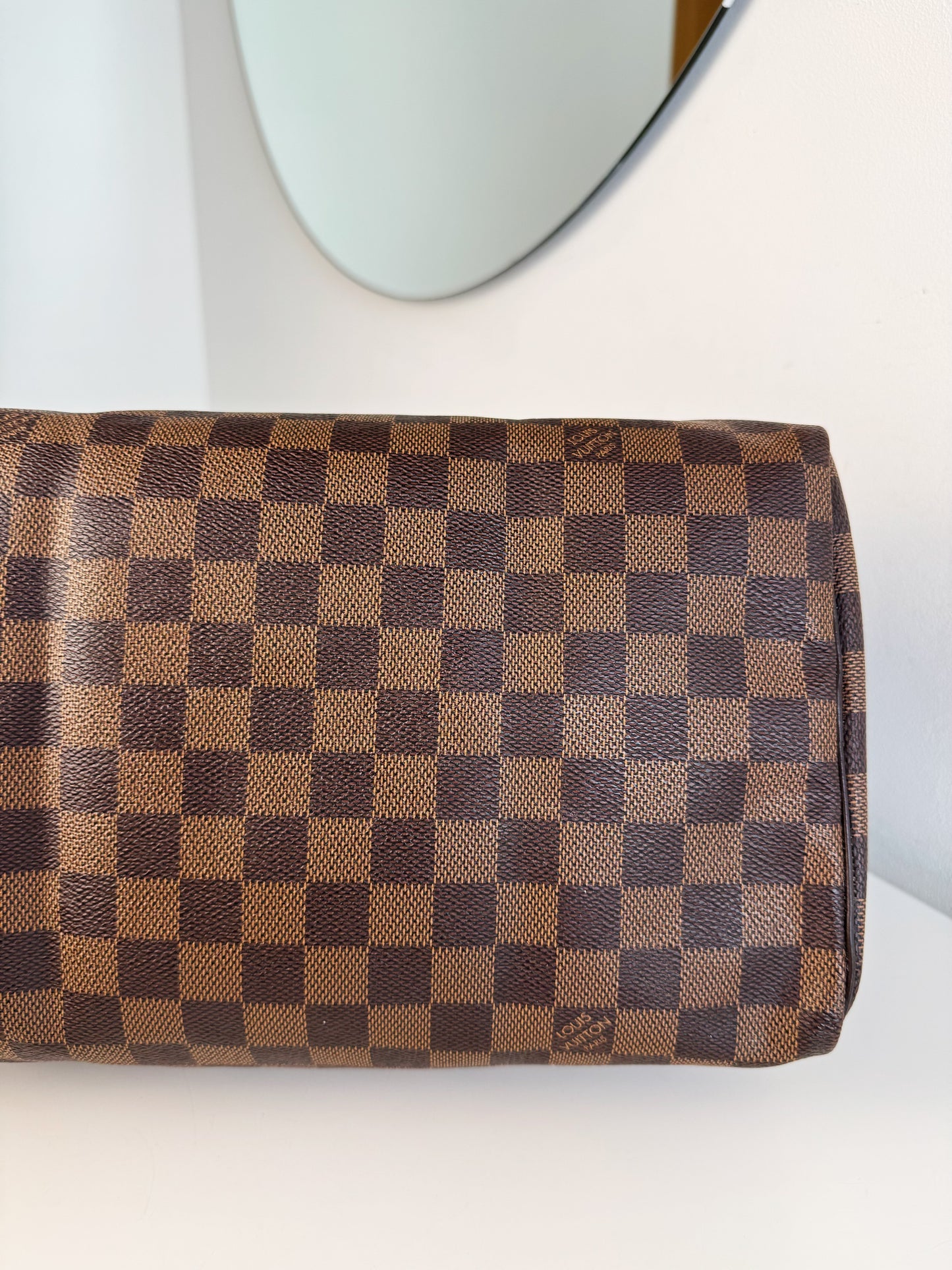 Louis Vuitton Vintage Damier Speedy 30 Handbag Crossbody Bag