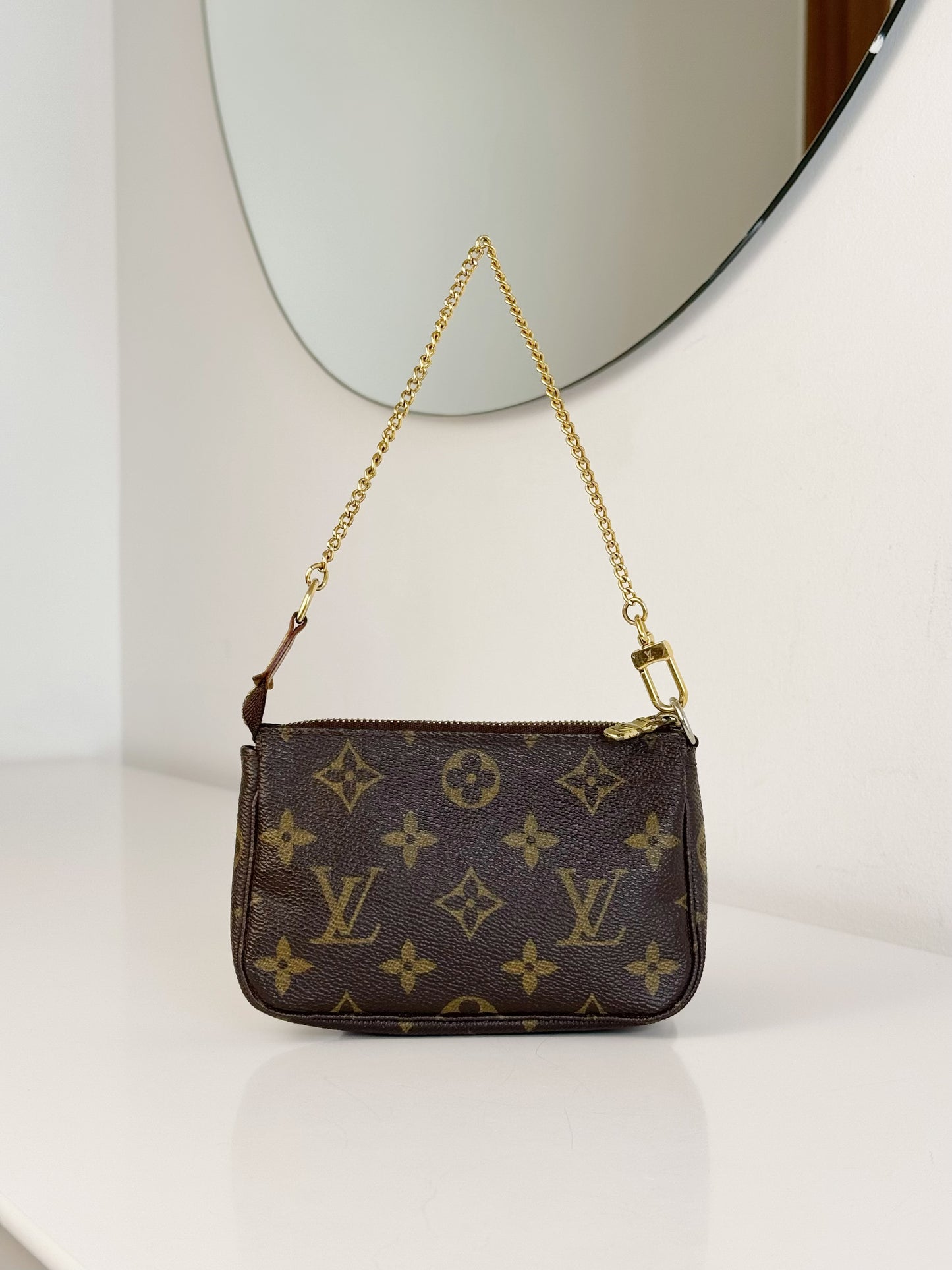 Louis Vuitton Vintage Mini Pochette Accessoires Shoulder Crossbody Bag