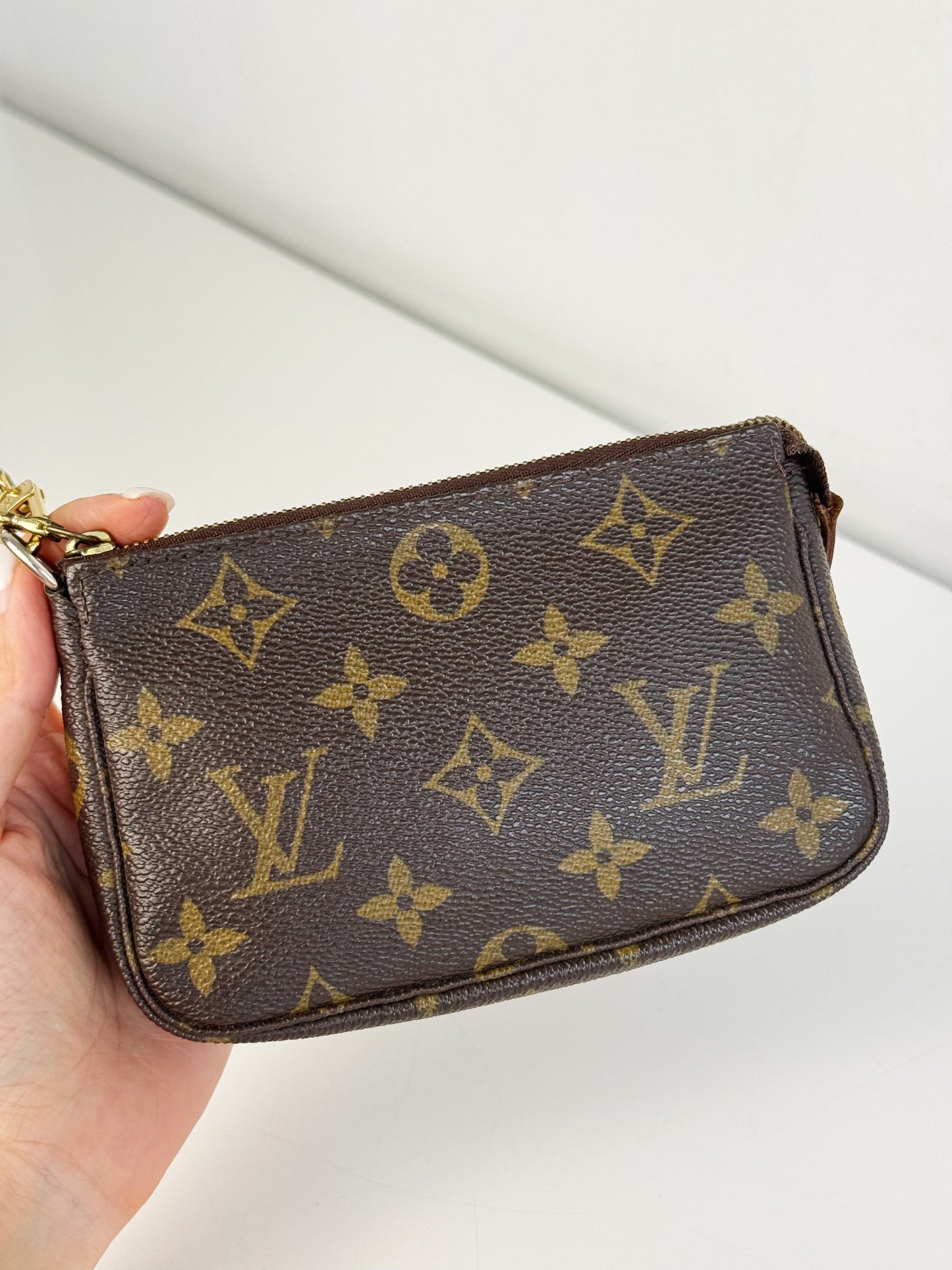 Louis Vuitton Vintage Mini Pochette Accessoires Shoulder Crossbody Bag
