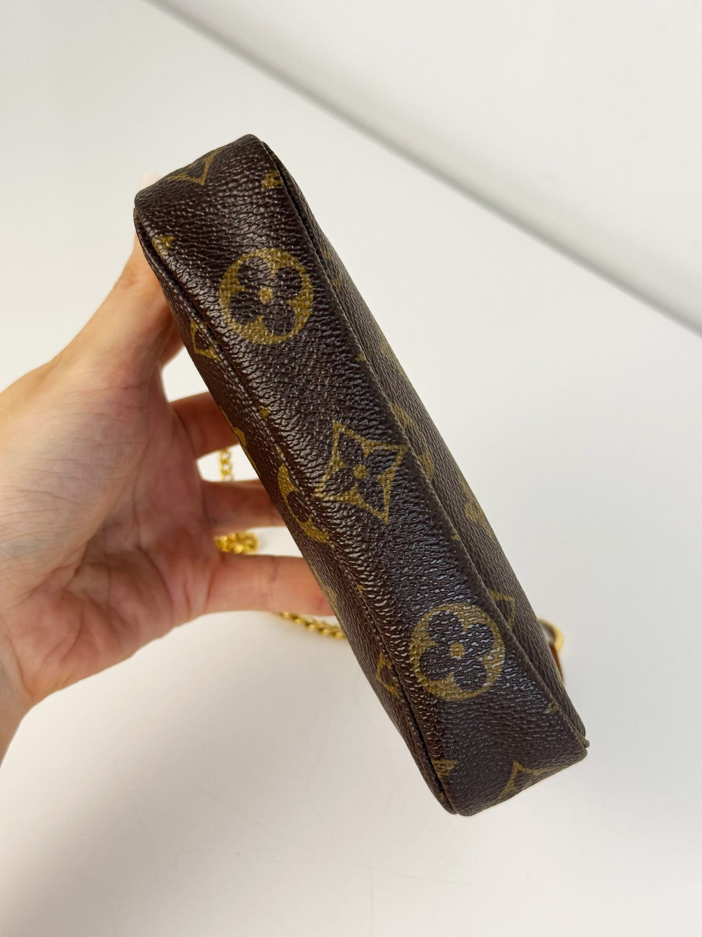 Louis Vuitton Vintage Mini Pochette Accessoires Shoulder Crossbody Bag