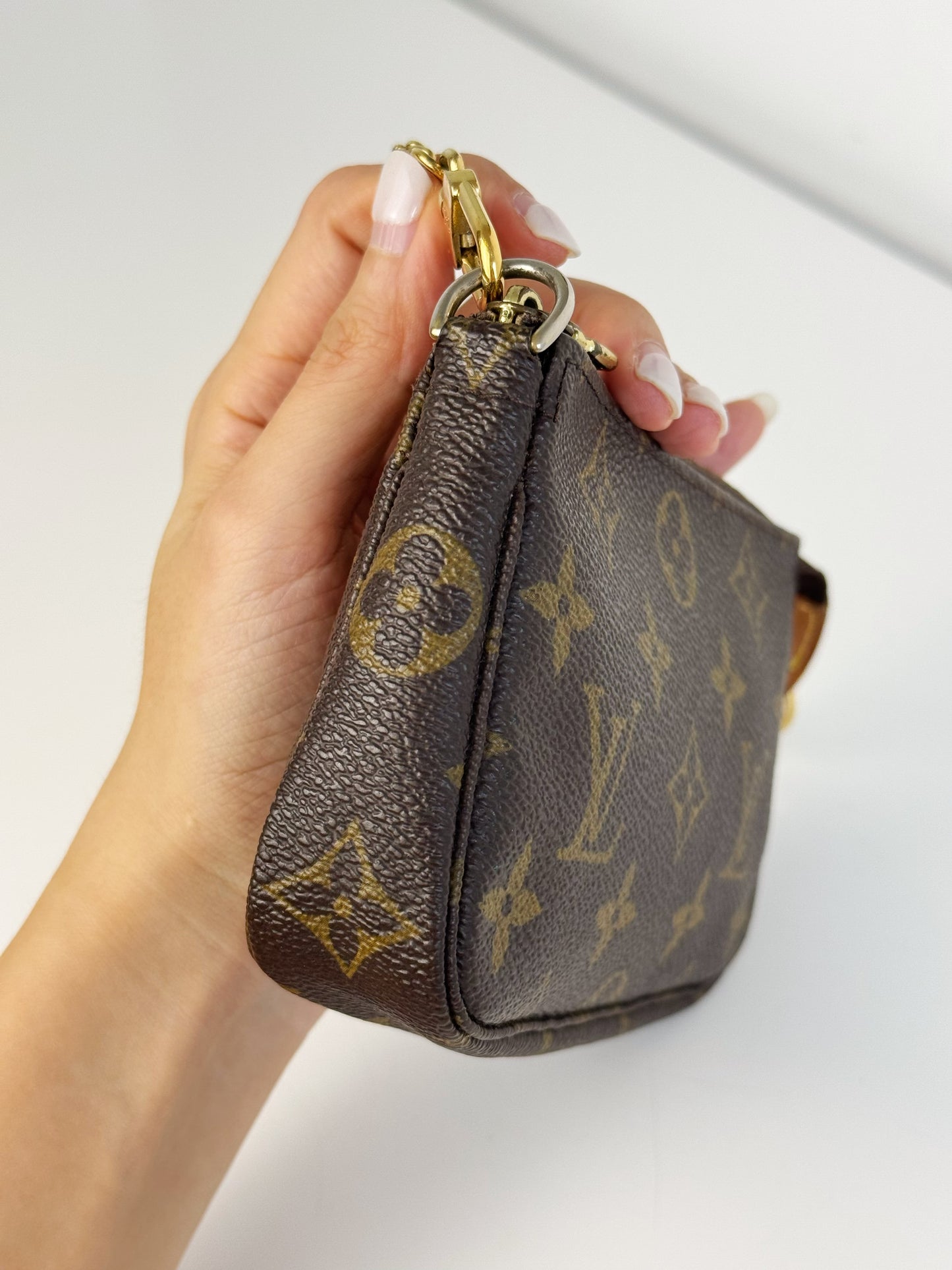 Louis Vuitton Vintage Mini Pochette Accessoires Shoulder Crossbody Bag