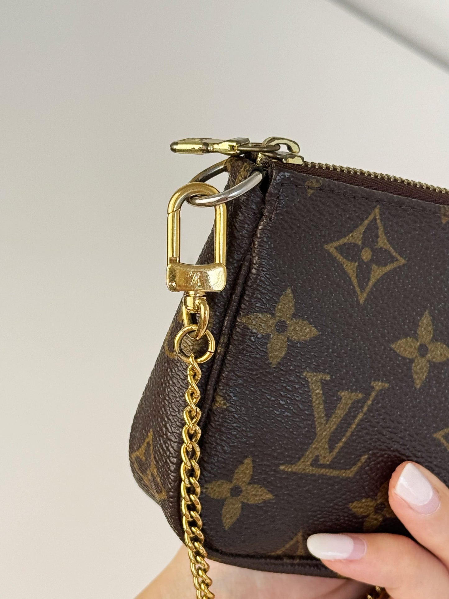 Louis Vuitton Vintage Mini Pochette Accessoires Shoulder Crossbody Bag