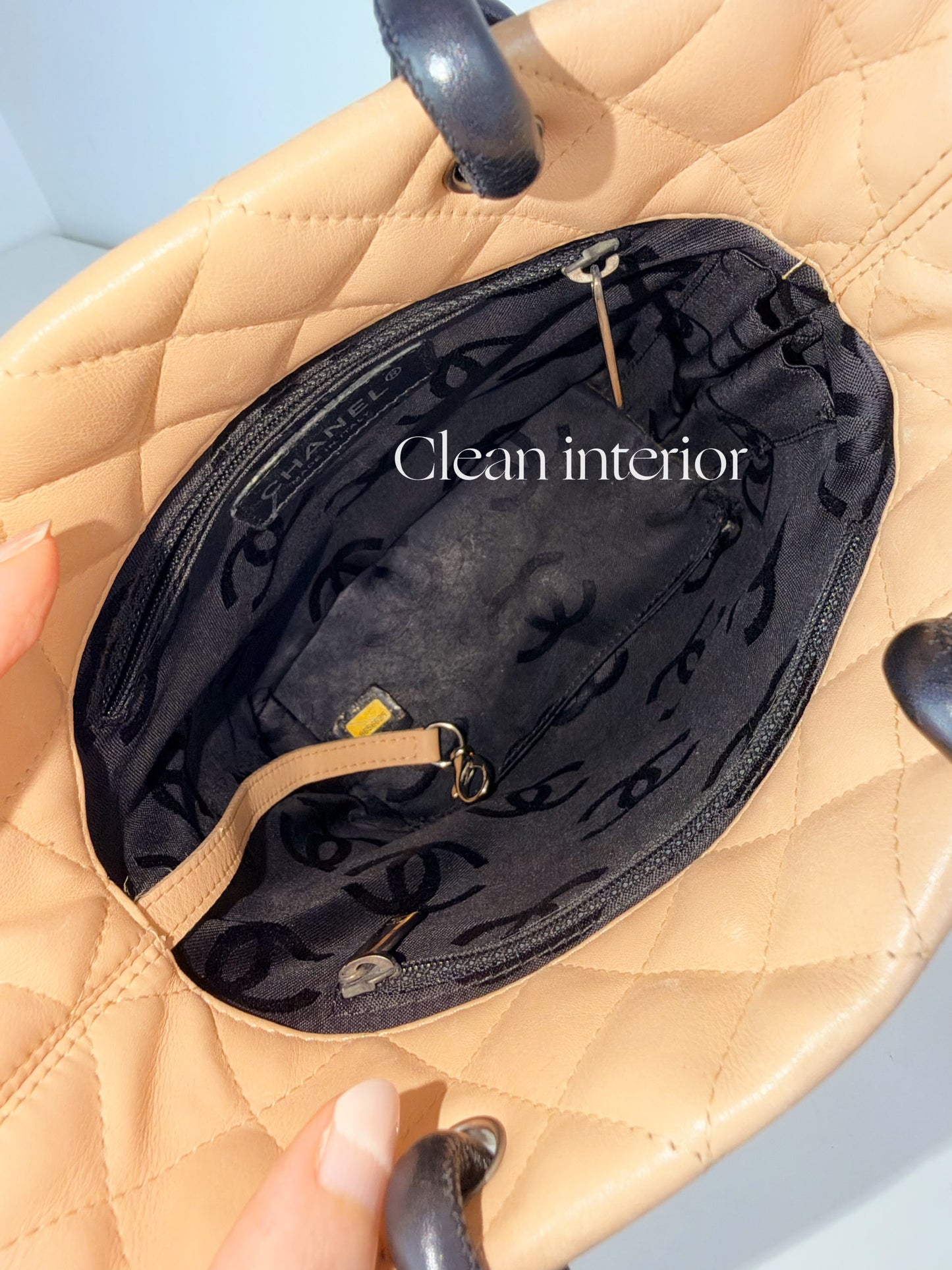 Chanel Vintage Mini Cambon Shoulder Tote Bag
