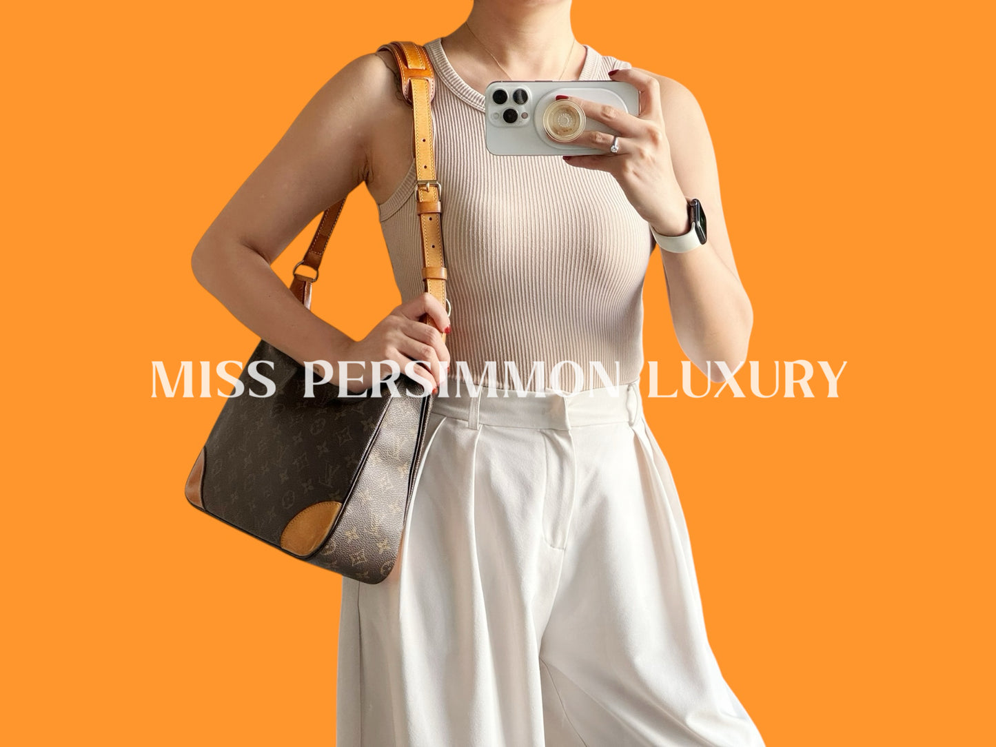 Louis Vuitton Vintage Boulogne Shoulder Crossbody Bag